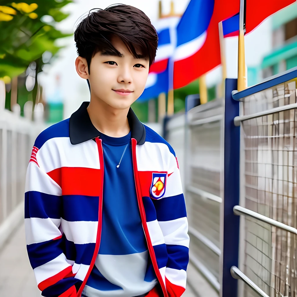 Korean boy, 14 years old, handsome