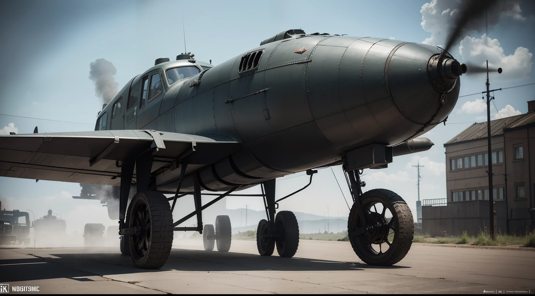 dieselpunk inspired machines, vibrant, photorealistic, realistic, dramatic, dark, sharp focus, 8k