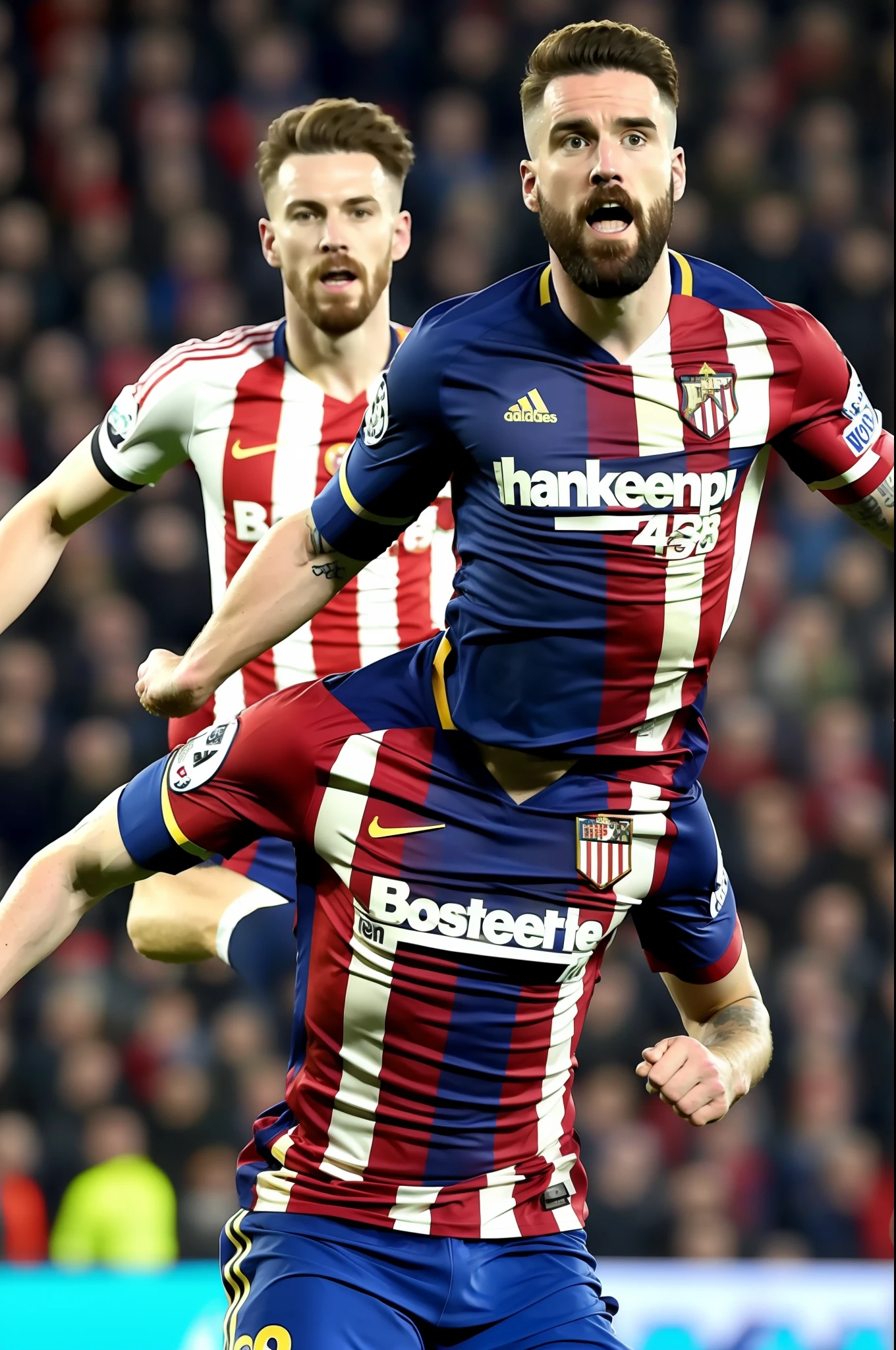 Matt Doherty in the Atletico Madrid blouse