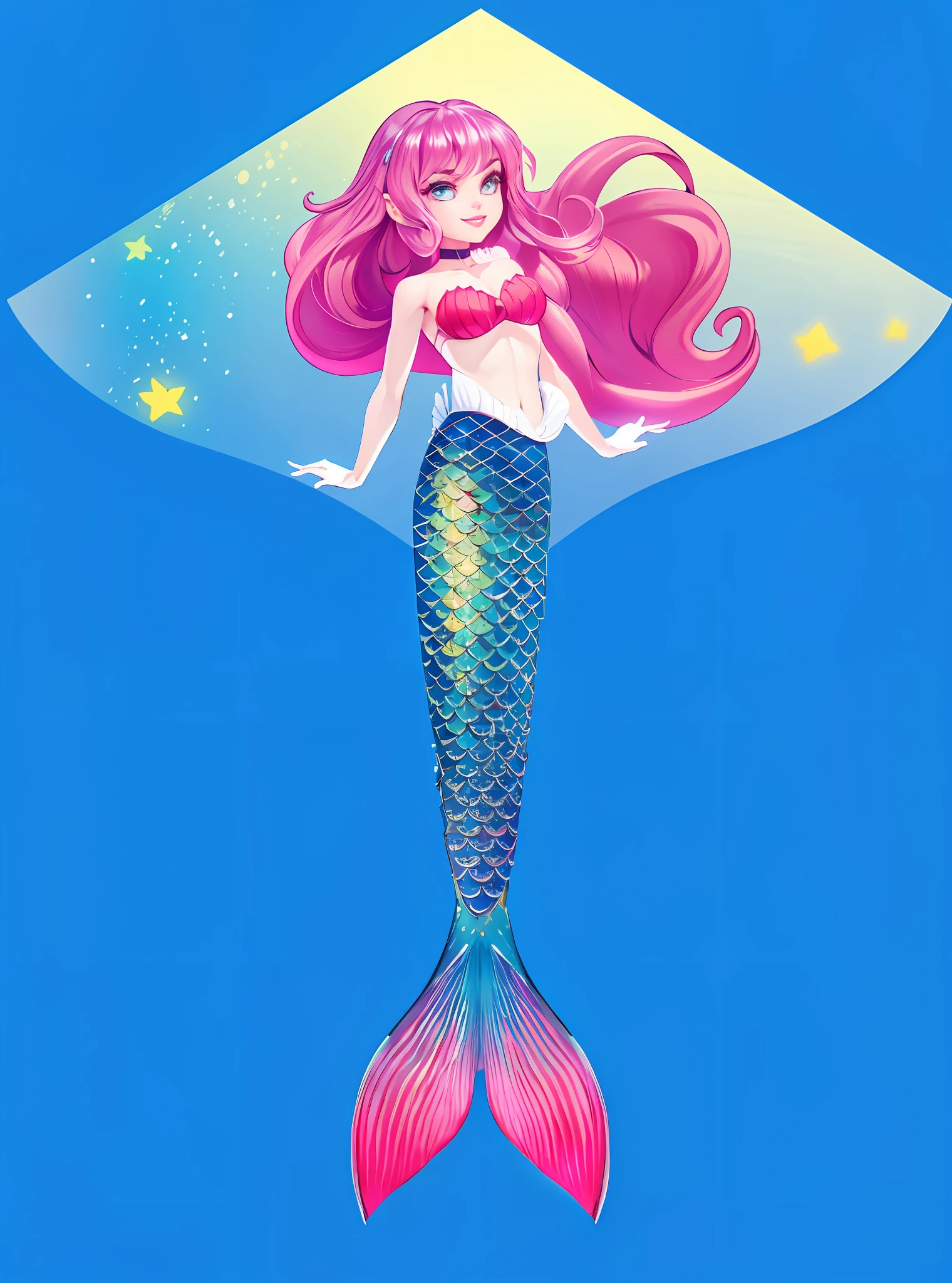 (Comic book style), (color line art: 1.5), (best quality), ((masterpiece)), (detail: 1.4), 3D, beautiful female figures, HDR (high dynamic range), (((mermaid, fish tail, sparkling fish scales)))), (hair glow), ray Tracing, NVIDIA RTX, Super-Resolution, Unreal 5, Subsurface scattering, PBR Texturing, Post-processing, Anisotropic Filtering, Depth-of-field, Maximum clarity and sharpness, Multi-layered textures, Albedo and Specular maps, Surface shading, accurate light-material interaction simulation, perfect proportions, Octane Render, Bicolor Light, Large Aperture, Low ISO, White Balance, Rule of Thirds, 8K RAW, (Realistic: 1.3), (Slim Body), (Q Kids Face, Big Eyes, Sweet Smile), (((Slender Arms, Soft Arms, Medium Breasts, Perfect Body Proportions))), (Young Cute Beautiful 18 Year Old Girl: 1.1), 3d Face, Beautiful Girl, Beautiful Face, Pretty Girl, Pretty Girl, Kpop Idol, Supermodel, Stunning innocent symmetrical face, (hands of Guido Daniel), perfect body, medium breasts, slender waist, slim legs, goddess