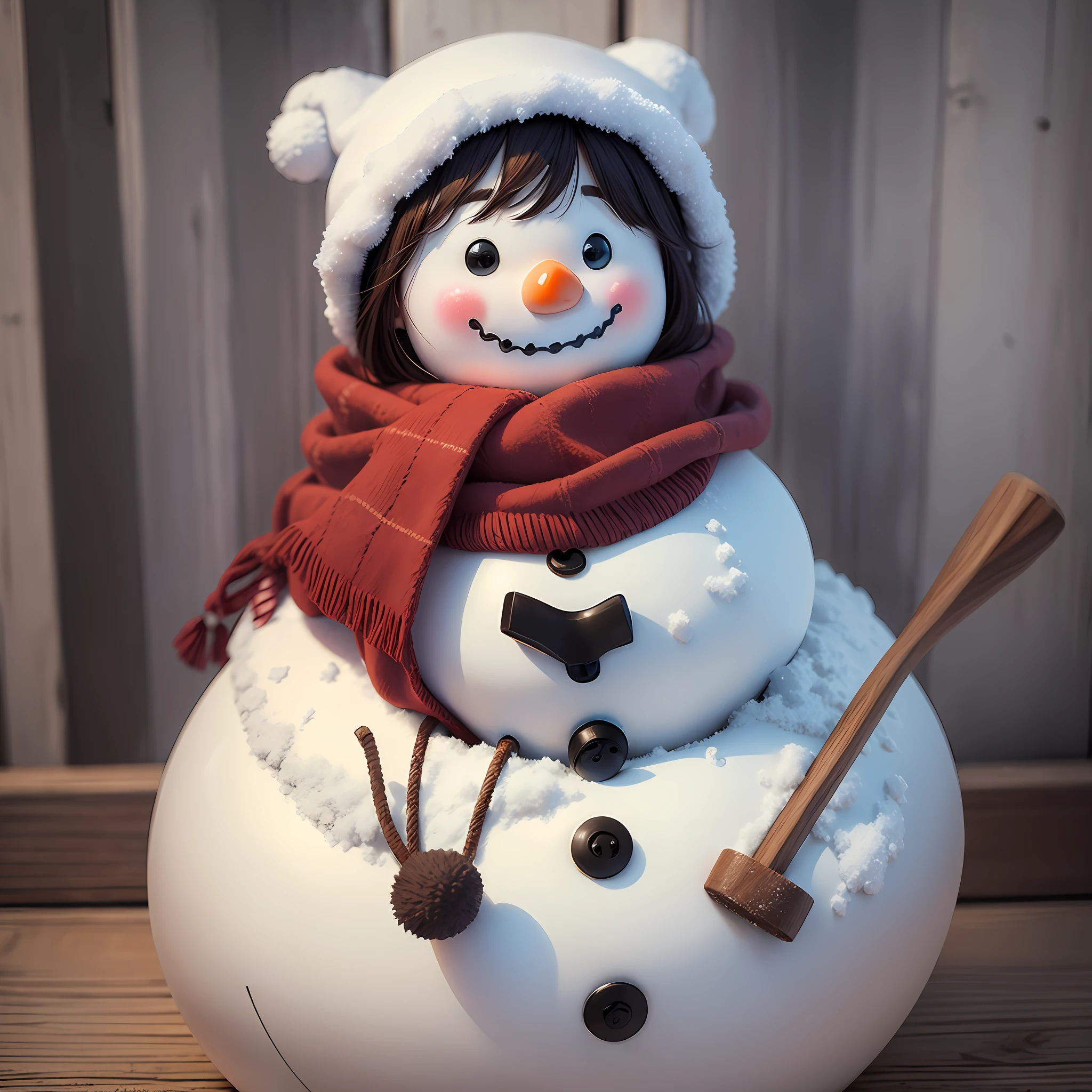 Create snowman feeling cold --auto --s2