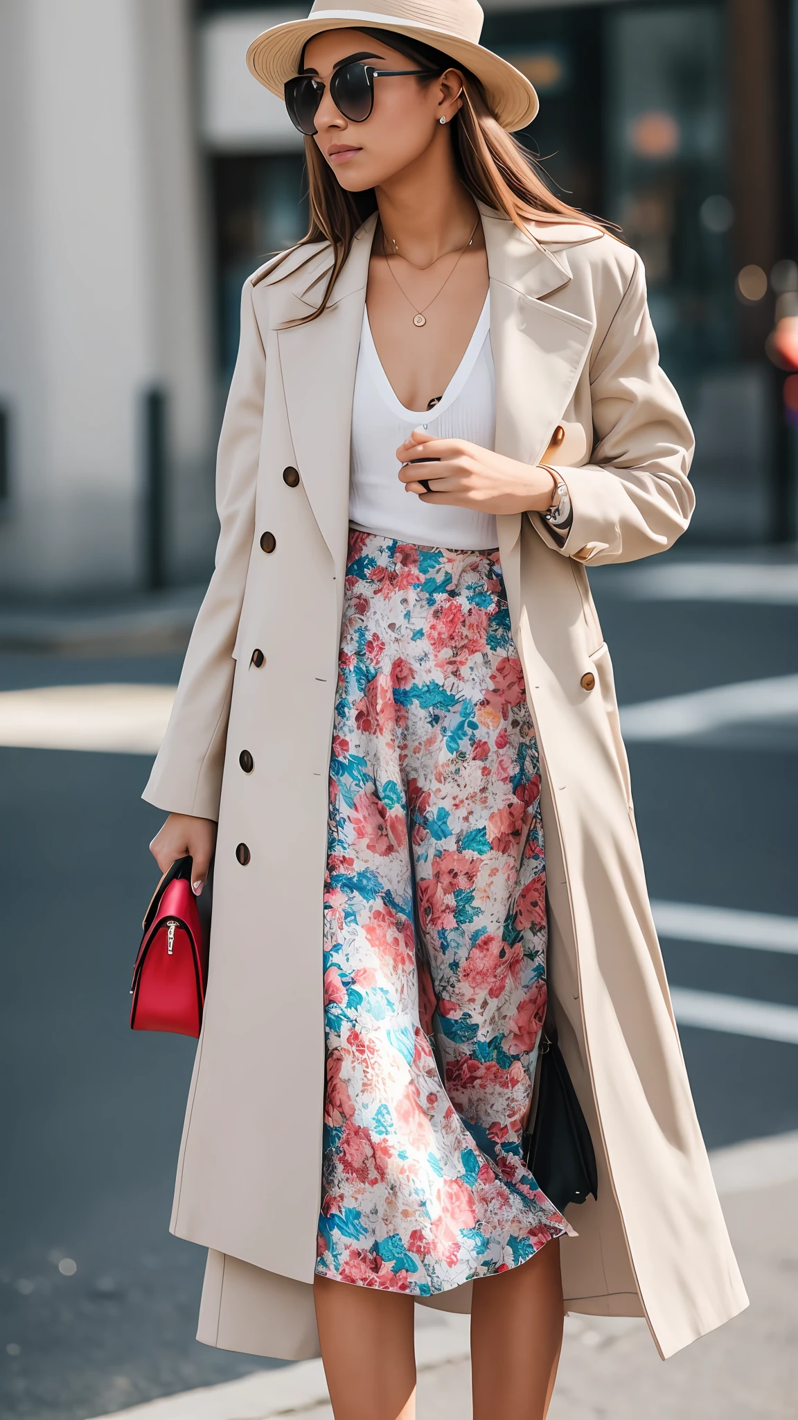 street style photo of a woman, shot on sony a 7RIII, Sunlight --auto --s2