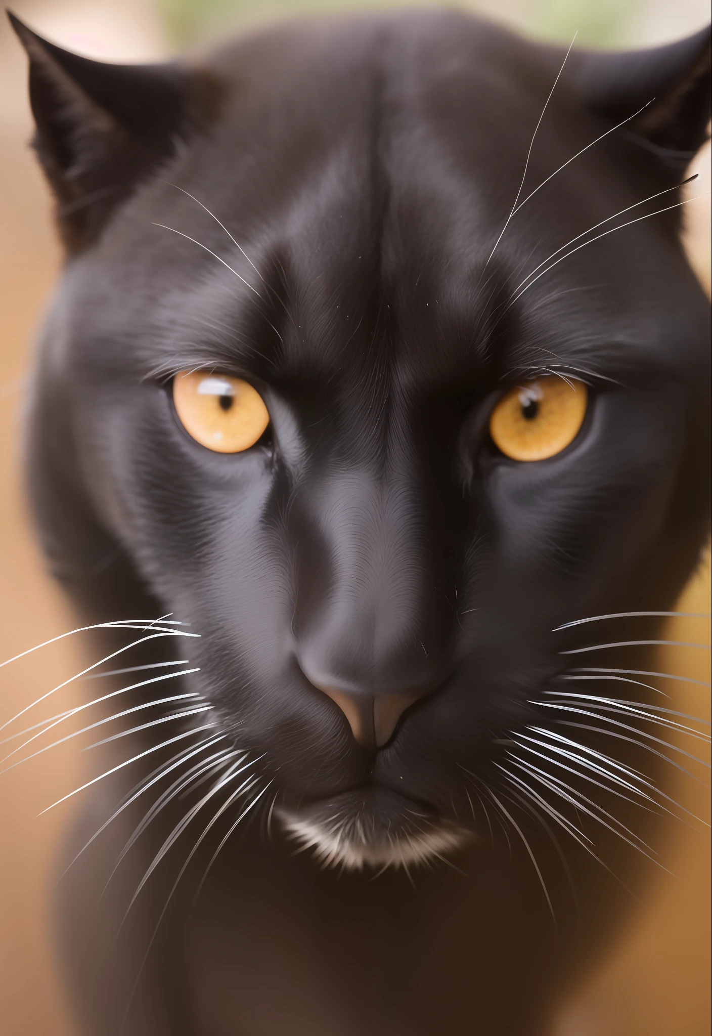 Close-up photo of the face of a wild black panther, 80mm, f/1.8, dof, bokeh, depth of field, realistic art, transparent background
