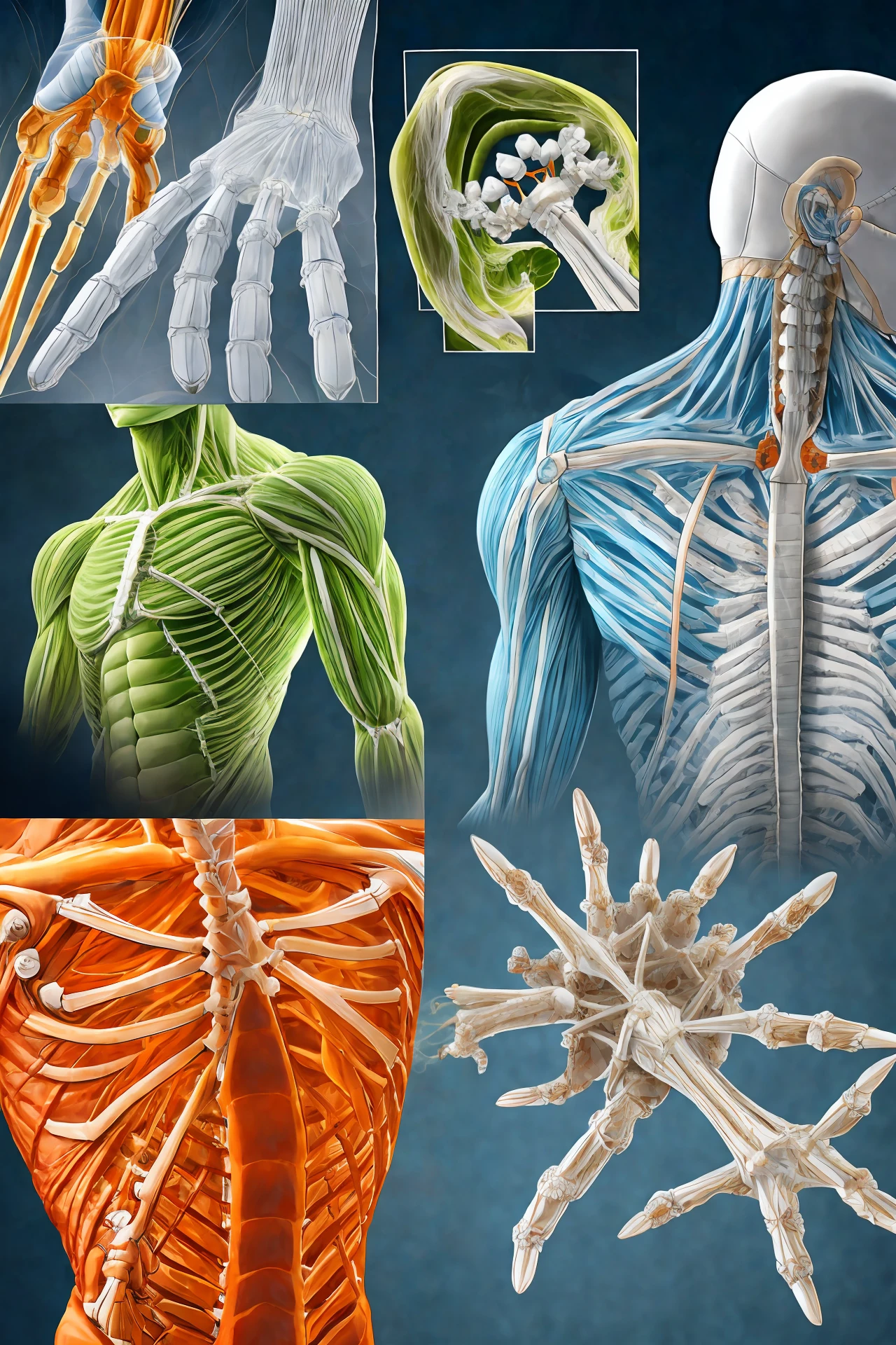 Images explaining fibrous joints