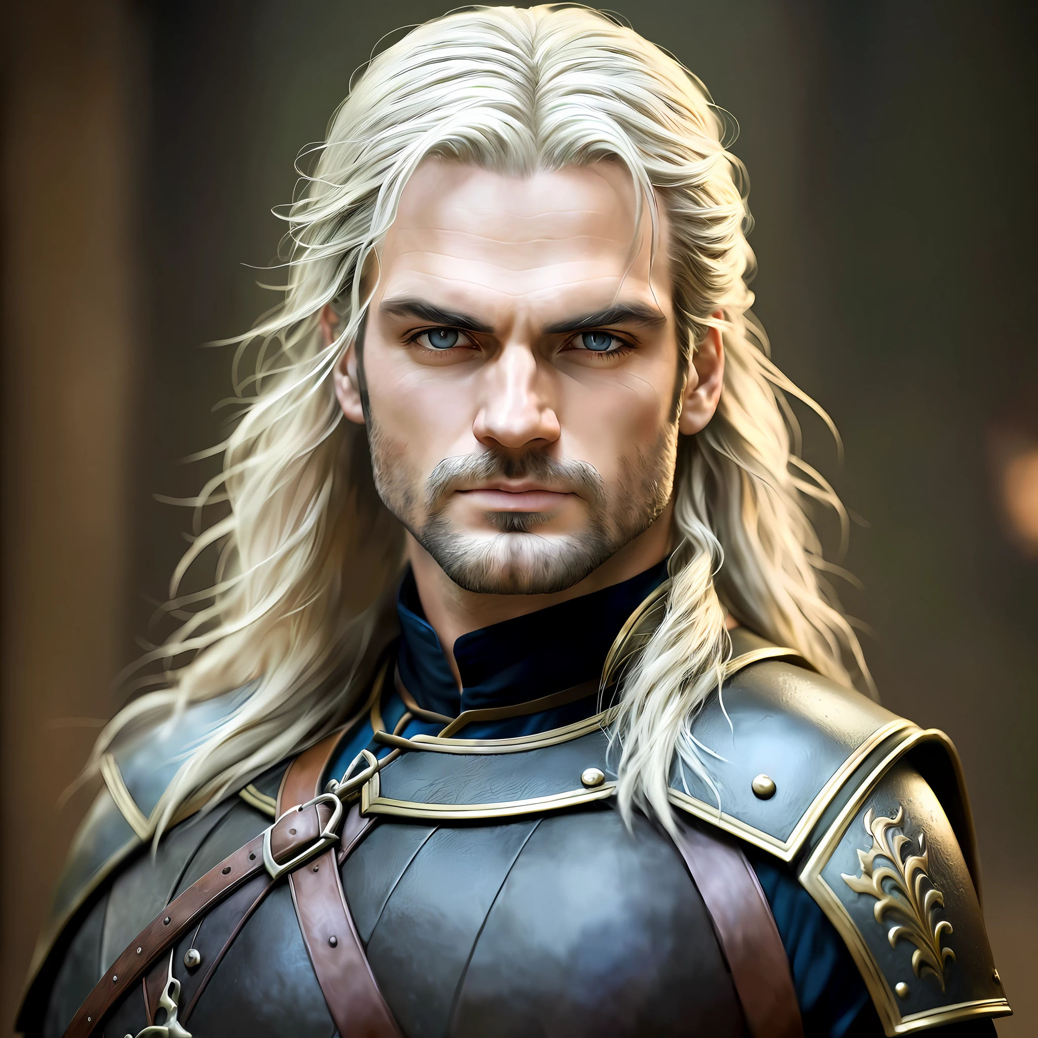 Henry Cavill "The Witcher" style modelshoot, (CG unity 16k wallpaper extremely detailed), full body photo of the most beautiful works of art in the world, medieval armor, professional majestic oil painting by Ed Blinkey, Atey Ghailan, Studio Ghibli, by Jeremy Mann, Greg Manchess, Antonio Moro, trending on ArtStation, trending on CGSociety,  Complex, High detail, Sharp focus, Dramatic and photorealistic painting by Midjourney and Greg Rutkowski masterpiece (high detail: 1 1), rough face, natural skin, high quality, NSFW, beautiful eyes, (detailed face and eyes), (face: 1 2), extra, real photo, PSD, 
lamp film photography, sharp focus, contrast lighting, detailed skin, high resolution 16k, crazy detail, realistic, professional photography, UHD, SLR camera, soft lighting, high quality, grain of 
film, Fujifilm XT3 ,ultra octane render, unreal engine 5, ultra-realism, retina, ultra-masterpiece ultra-accurate ultra-details, award winning, ultra-quality ultra-resolution ultra-textured ultra-realistic maximalist totalist premium DSLR