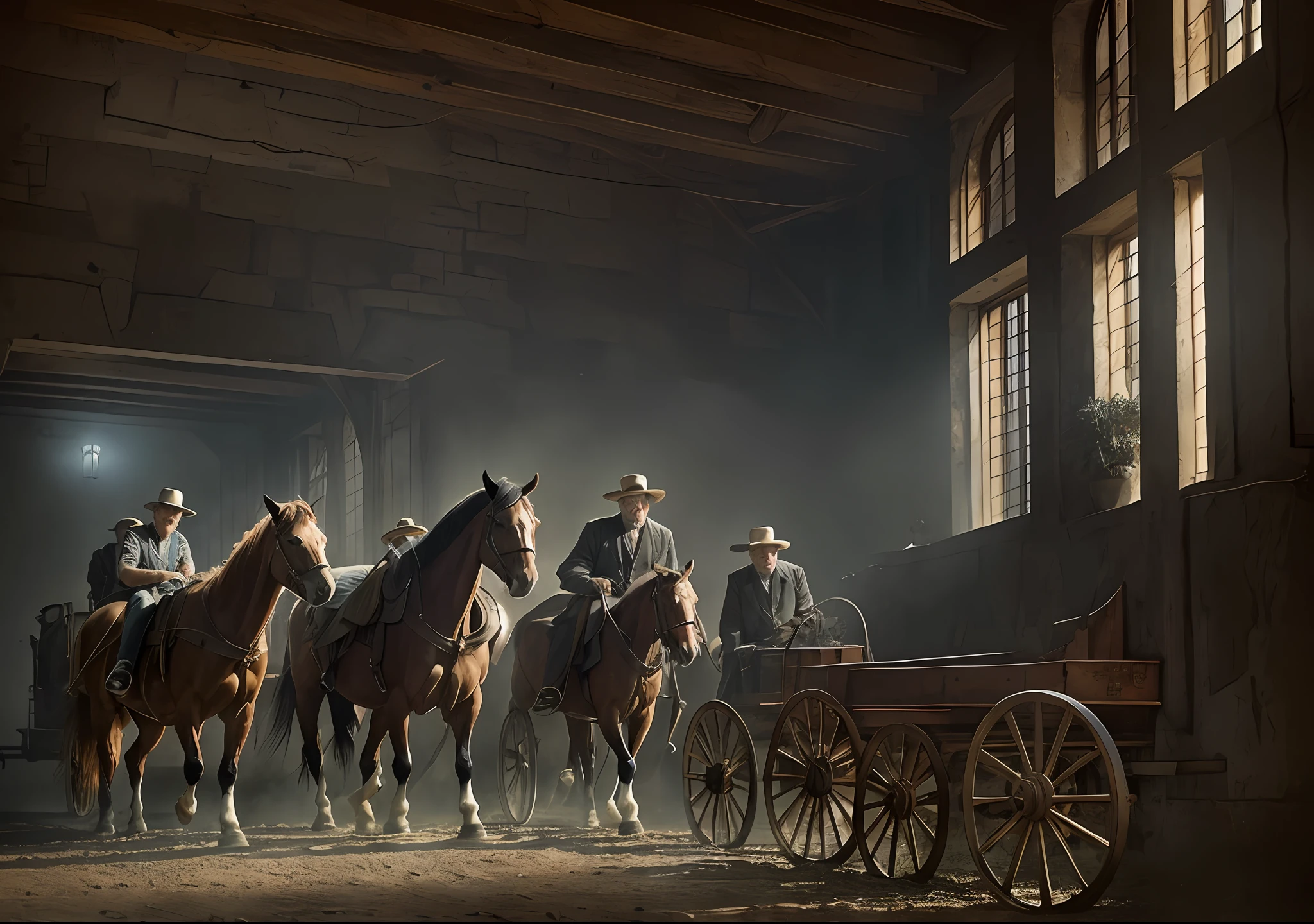 old photos from 1920 ,farms, people , horses wagons,Charles Bukowski Dark photo: realistic epic, smooth cinematic portrait, adobe lightroom, photographic laboratory, highly detailed, faded, art by greg rutkowski and artgerm ,neutral colors: 1,2), (hdr: 1,4) , (soft colors:1.2), hyperdetailed, (artstation:1.4), cinematic, warm lights, dramatic light, (intricate details:1.1), complex background, (rutkowski:0.66), (blue and orange:0.4) Charles Bukowski was a writer and American poet known for his raw and often controversial works. He was born on 16 August 1920 in Andernach --auto --s2