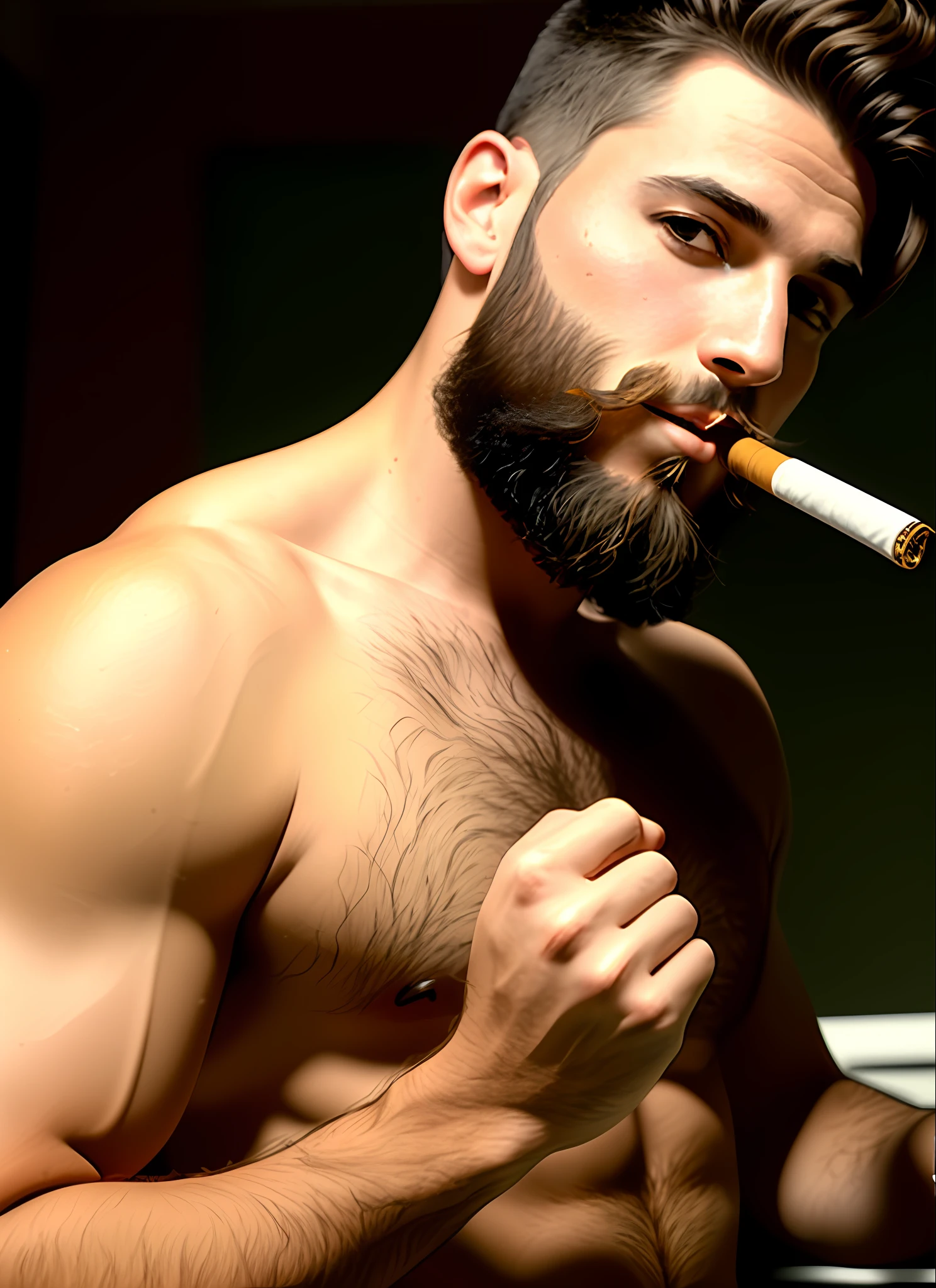 Make the cigarrete smaller