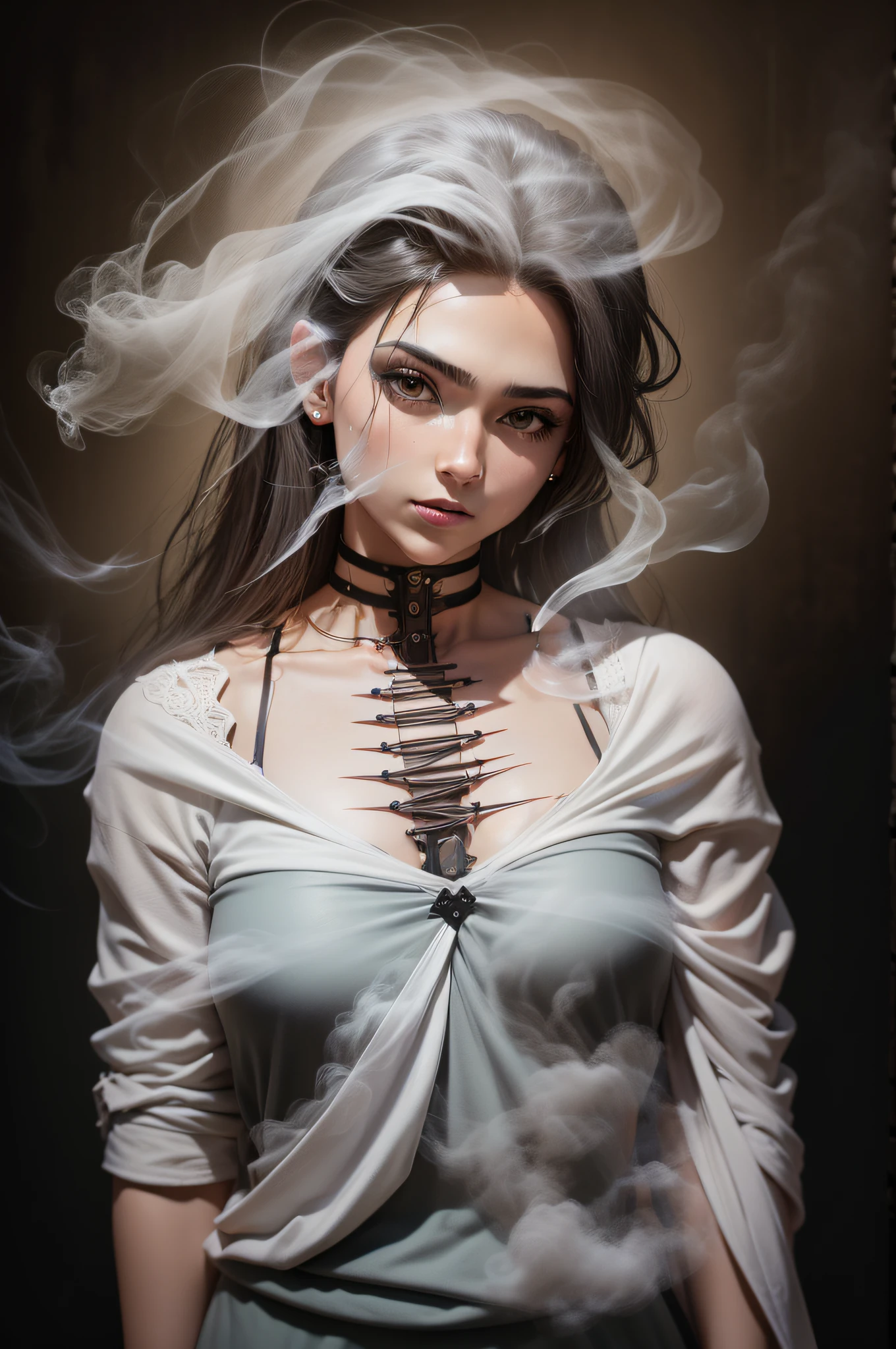 chest with sewn threads, sewn, nails, needles, threads, body sewn, thread, thread sewn, needle, surgery, flaps, arm sewn, wound of gigantic cut, threads sewn by the body, --auto --s2