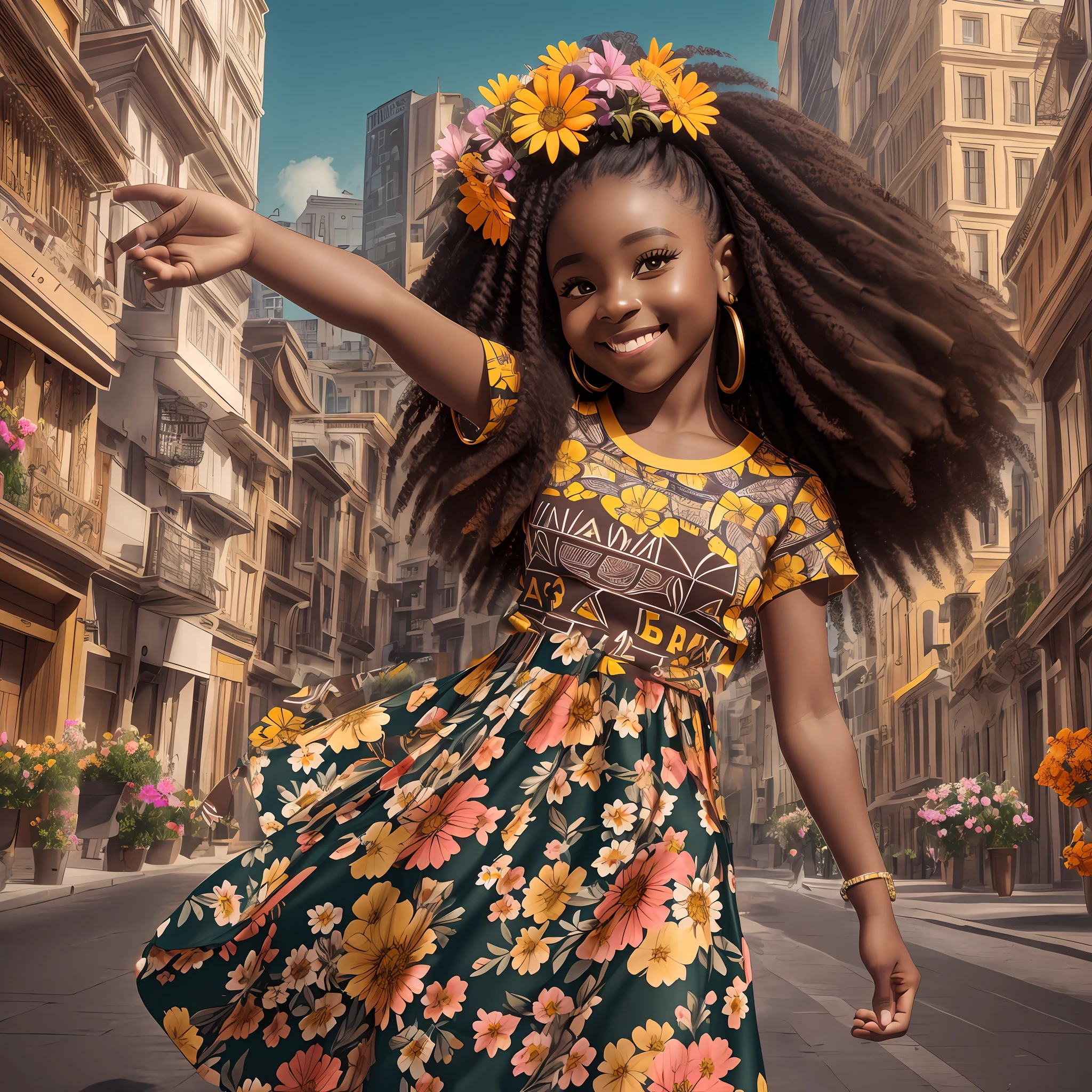 Flowery dress