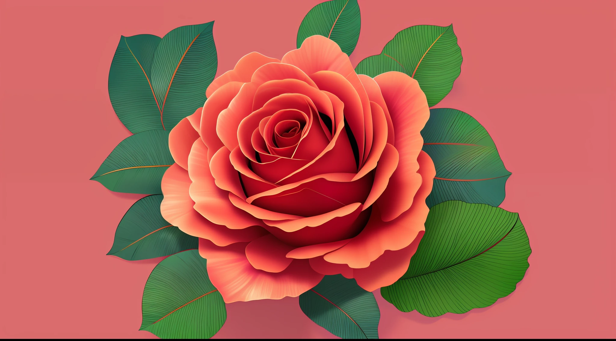 Textile print of Colombian roses Size: 898x164 pixels.
Maximum number of colors: 5.
Main elements: flowering Colombian roses and leaves.
Colombian roses should be variously distributed in the strip.
Roses should have different positions, shapes, and sizes to add visual variety.
Make sure colors are sharp and don't mix into gradients.
You can use fine, defined lines to highlight the outlines of flowers and leaves. Highly detailed digital illustration, detailed digital illustration, ultra detailed color art 8K, HD --auto --s2