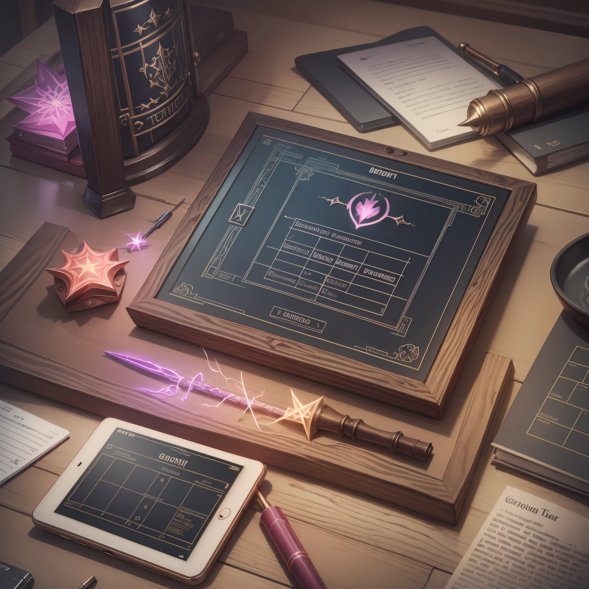 replace with the words Digital Grimoire