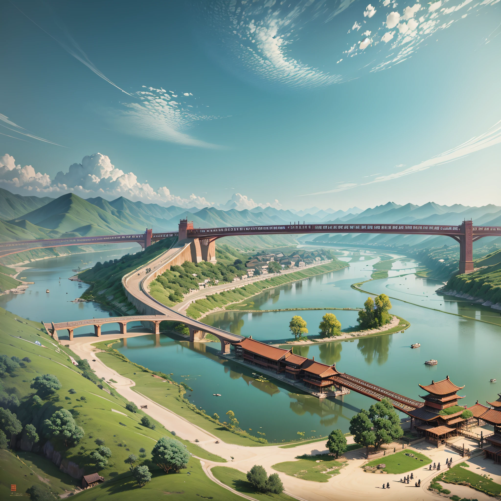 Qingming upper river map --auto --s2