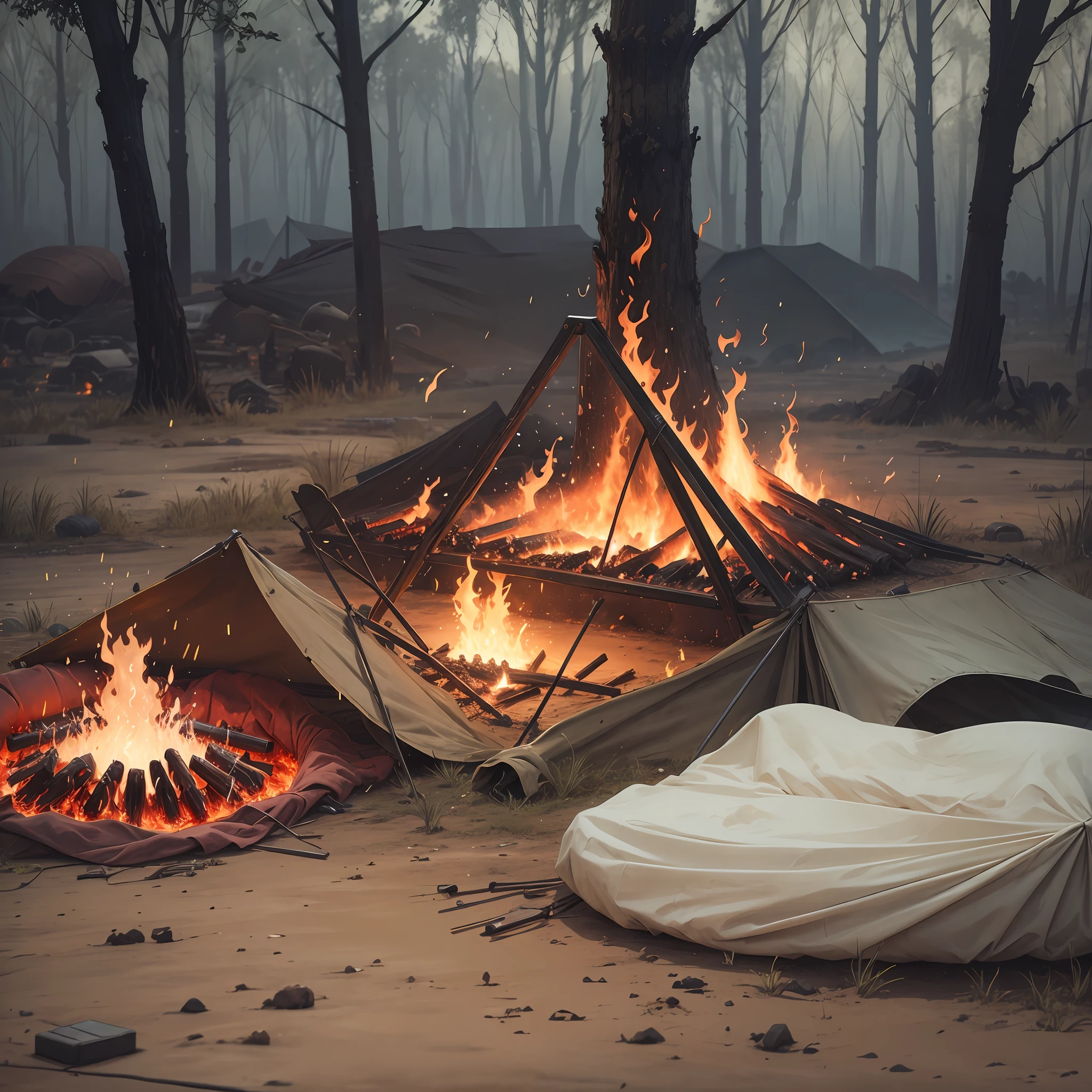 Fire and rain in the camp --auto --s2