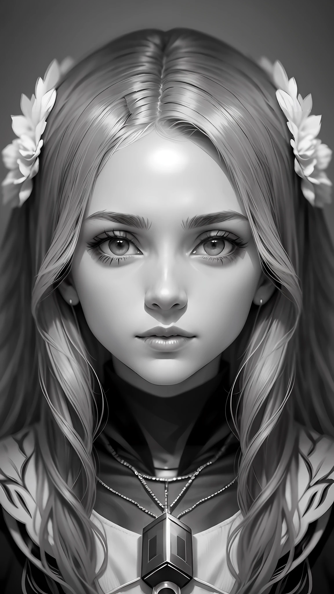 Monochromatic, Portrait mockup --auto --s2