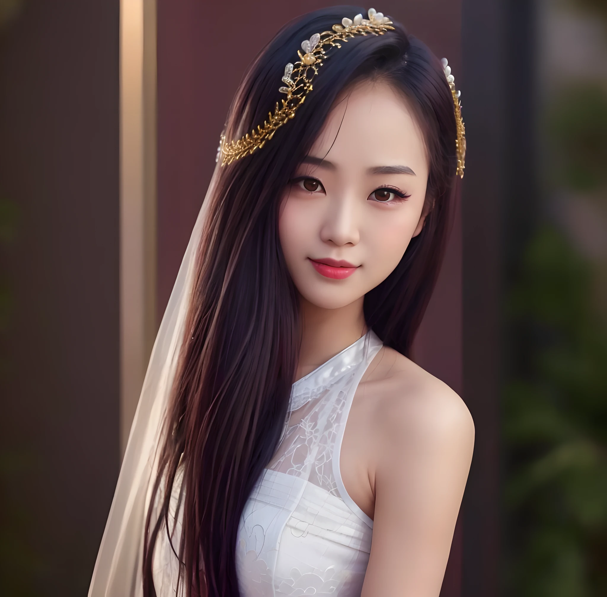 arafed asian woman wearing a veil and a tiara, beautiful south korean woman, gorgeous young korean woman, beautiful young korean woman, beautiful asian girl, asian girl with long hair, beautiful asian woman, chinese girl, beautiful young asian woman, korean girl, asian beautiful face, korean woman, young cute wan asian face, young asian girl, chinese woman