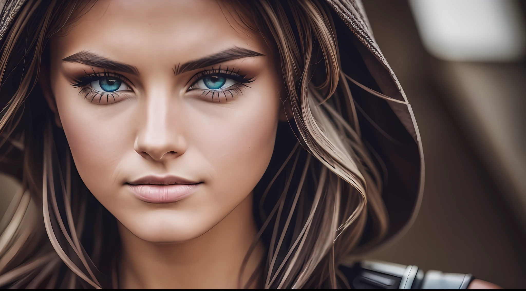 photo of (emikin:0.99), a woman, modelshoot style, (extremely detailed CG 8k wallpaper unit), photo of the world's most beautiful art, professional majestic (photography by Steve McCurry), 8k uhd, dslr, soft lighting, high quality, film grain, Fujifilm XT3 sharp focus, f 5.6, high detail, sharp focus, dramatic, (wearing diselpunk clothing), (looking at the viewer:1.2), (natural light), (close-up:1.2), (seductive)