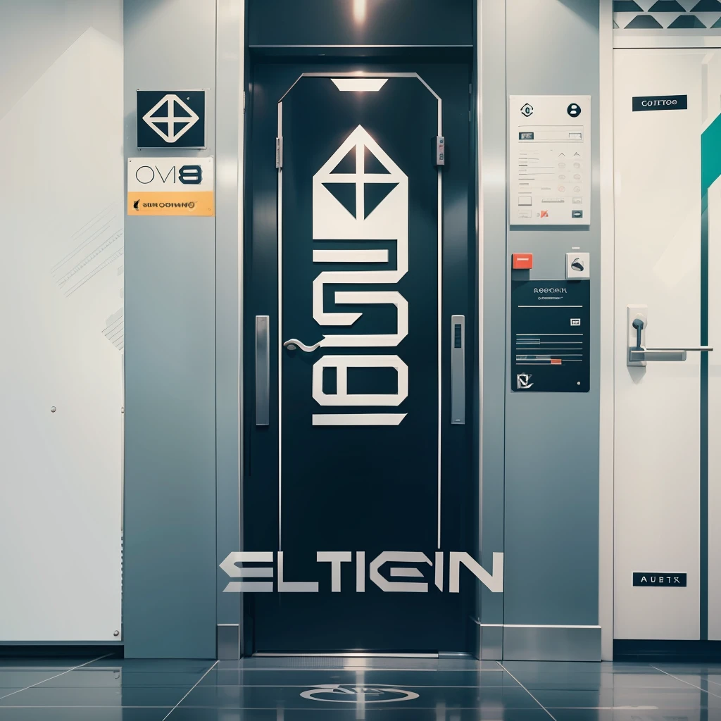 a vector logo of a elevator, minimal --auto --s2