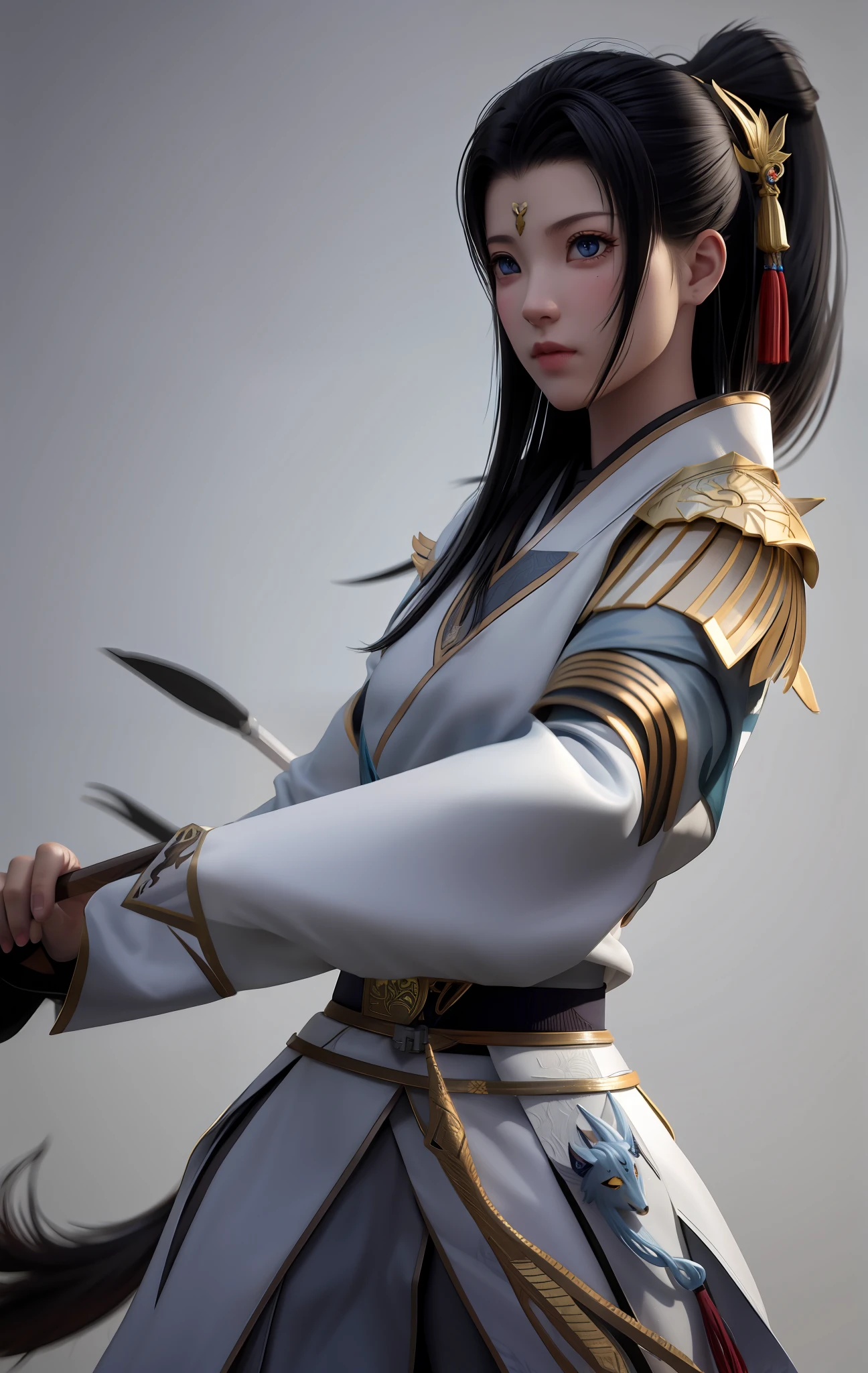 Female avatar warrior