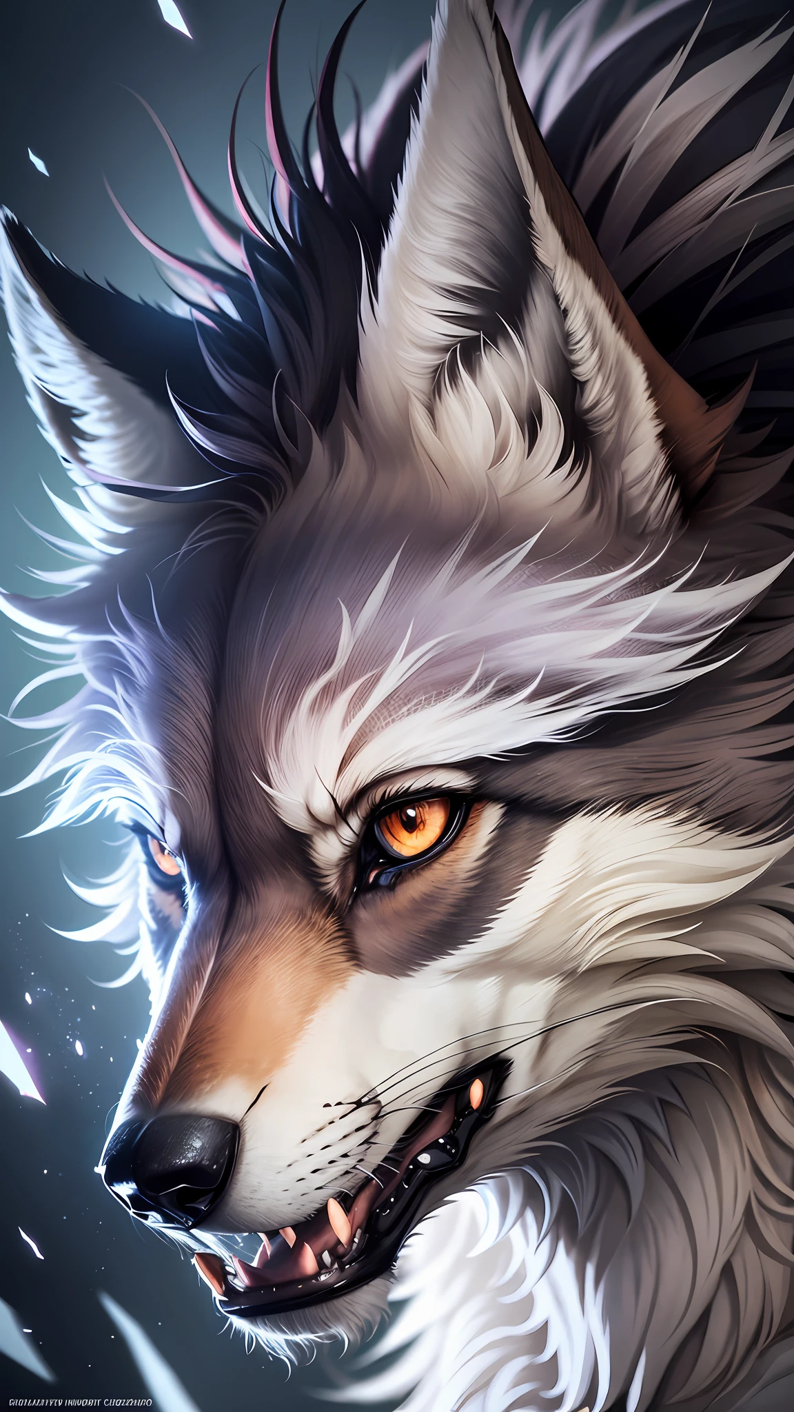 shamantic wolf, high resolution, detailed, ultra realistic, 8k --auto --s2