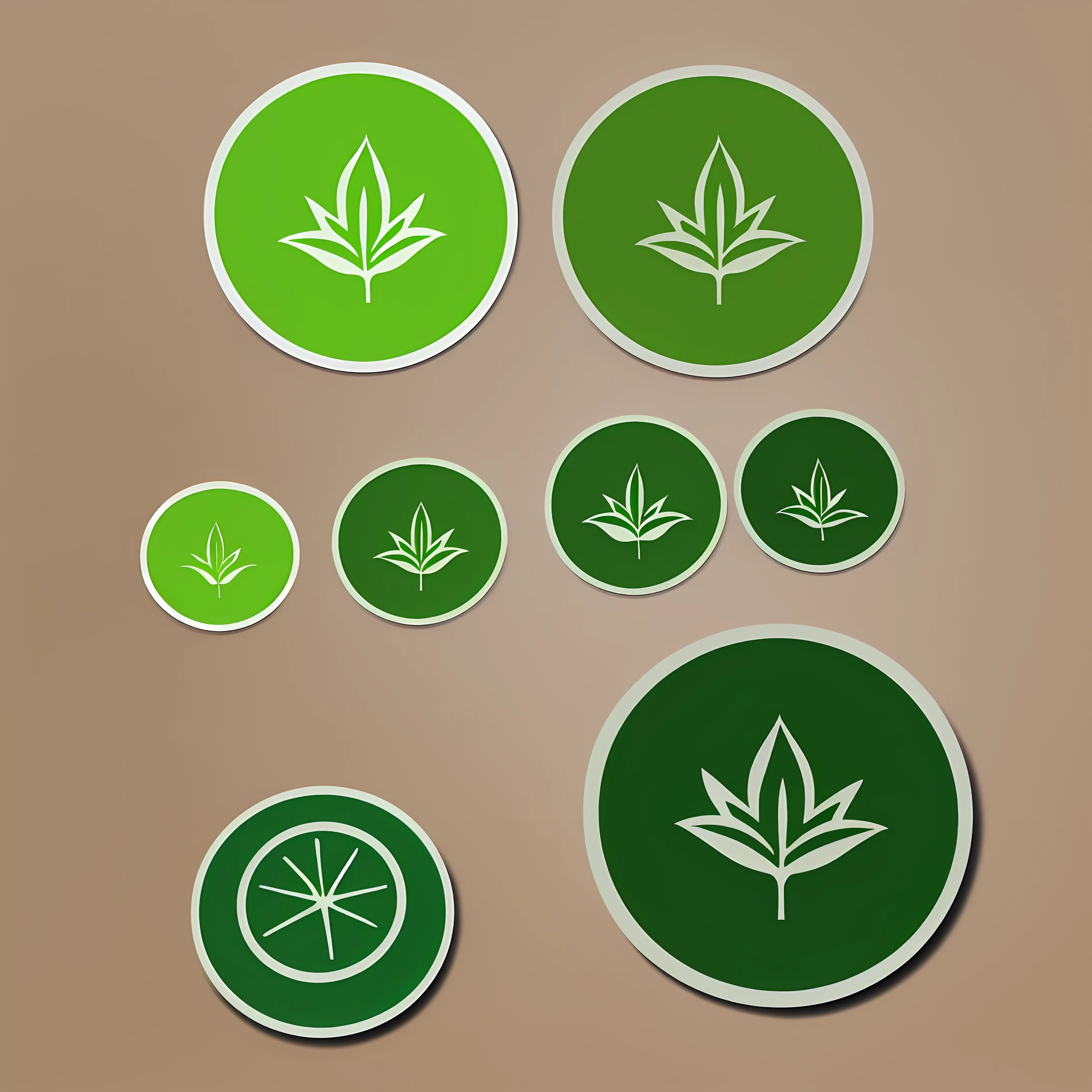 (sticker), (simple), plant