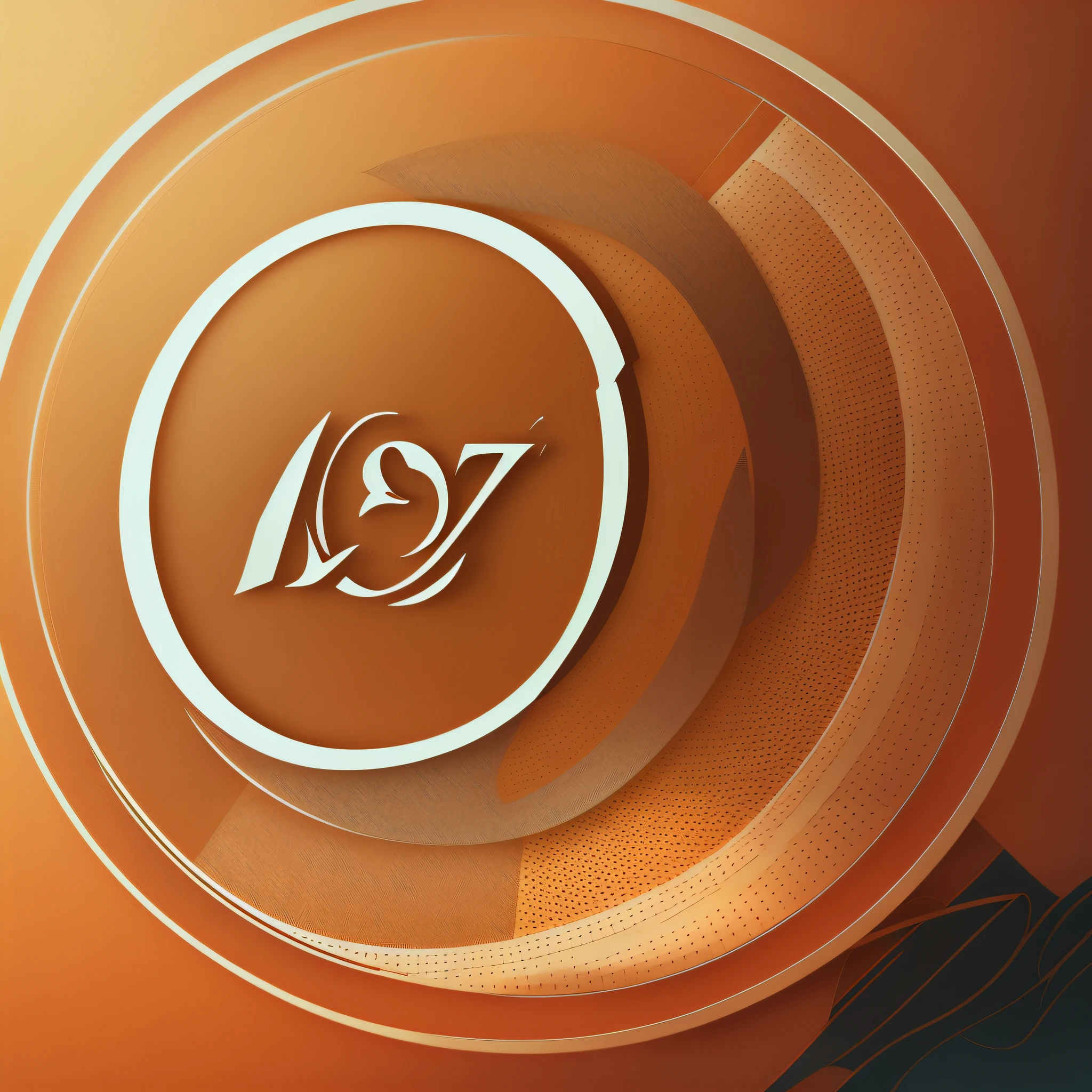 A circle with the letters AD7 in the center, in a bold sans-serif font, with a series of curved lines around the circle to create a motion effect. --auto --s2
