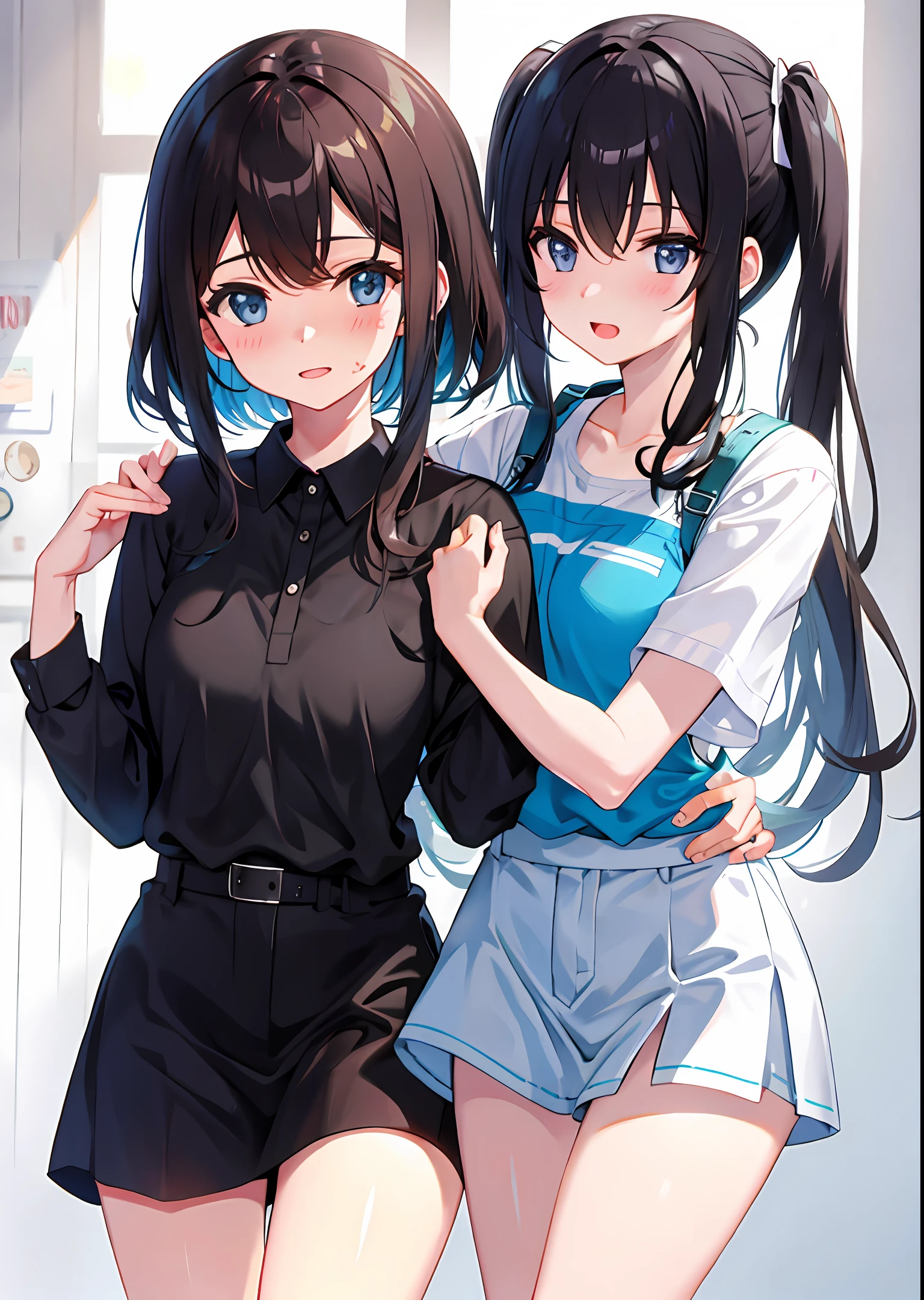 Friend helping another