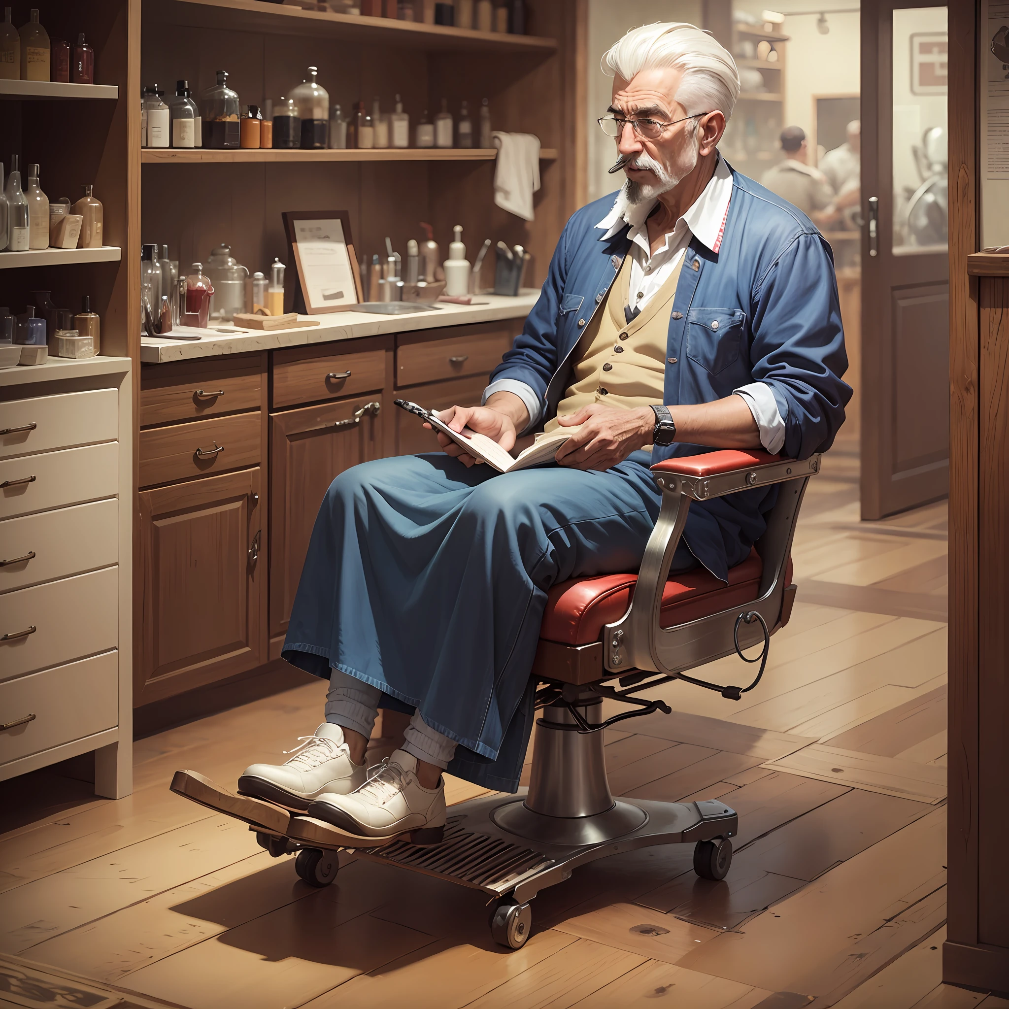 An old barber talking --auto --s2
