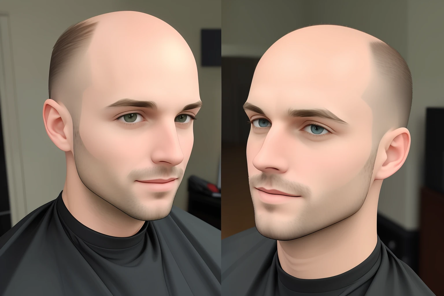Generate baldness guy