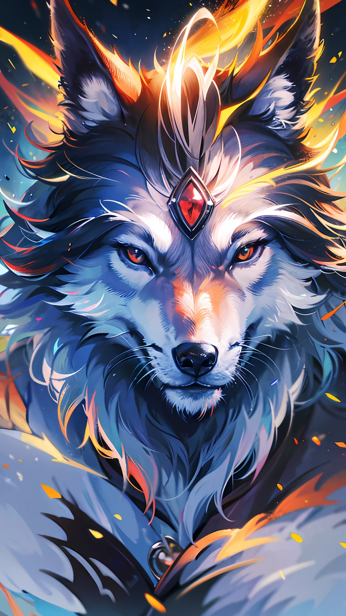wolf totem, high resolution, detailed, ultra realistic, 8k --auto --s2