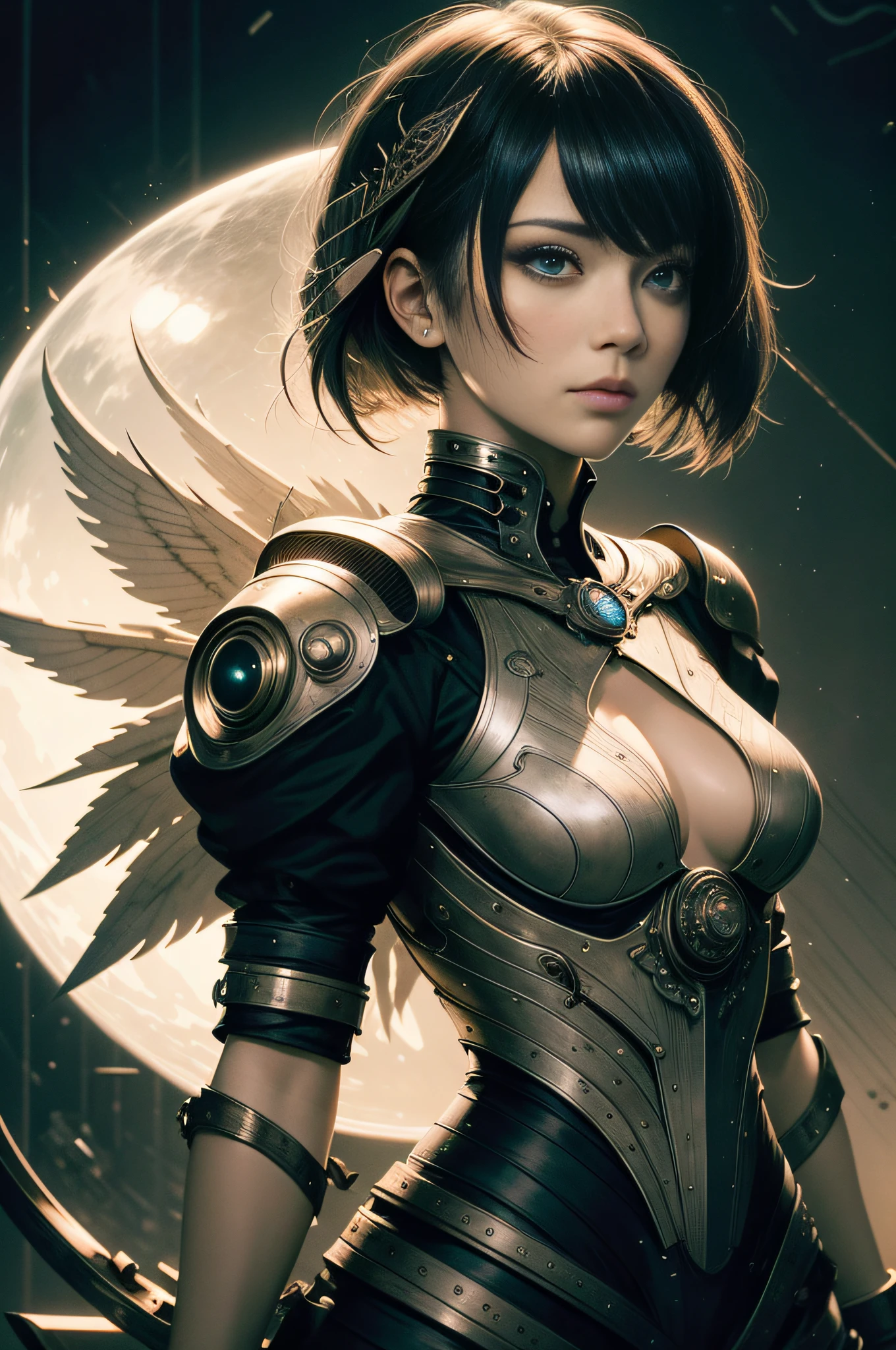 [Detailed illustrations,Art based on extremely ideal anatomy,Very detailed and detailed drawings Delicate pen touch with slow urgency,Realistic texture expression,Complex decoration,(Detail, high definition),[Detailed illustration,Art based on extremely ideal anatomy,Very detailed and detailed drawing Delicate pen touch with slow urgency,Realistic texture expression,Complex decoration,,Ideal color coordination,(( Color tressed lines)),((Accurate simulation of light-material interactions, understanding of air flow,Mechanically correct representation)),(Artwork of outstanding virtuosity)],((Fine and beautiful skin expression (transparency))),(Perfect and beautiful face,Realistic face details),(Perfect eye (Realistic eye details (Beautiful iris drawn in detail) (Sharp pupil))),( Western Ghost Town Background),Girl Japanese Beauty 15 Years Old Skinny (Slender) Short Bob Cut ((Straight Cut Bangs)) AUTOMATON (Swan),(Ballerina) Pancake Tutu (Translucent) ((Edge)),(Pearles),(Steampunk Alchemy (Sphere)),[Ultra Precision Detail, HighQuality,High Resolution,((Multilayer Texture))],((Perfectly proportioned proportions)),(((Narrative visual art)).