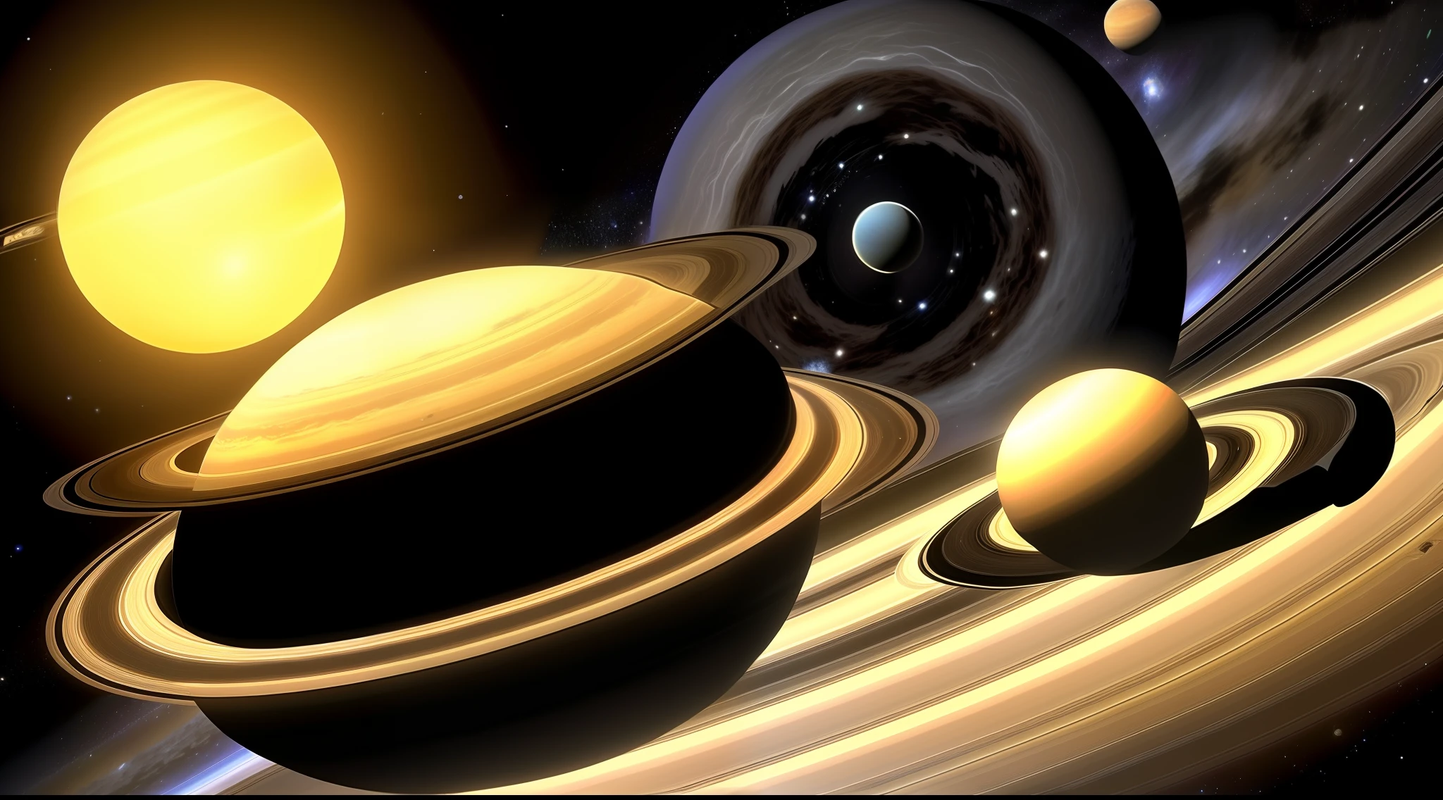 draw the planet saturn, good quality