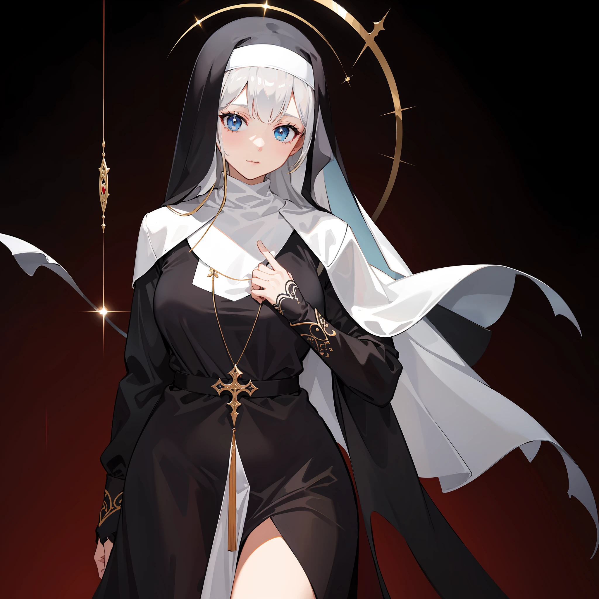 Nun, Sexy, intricate details, 4k