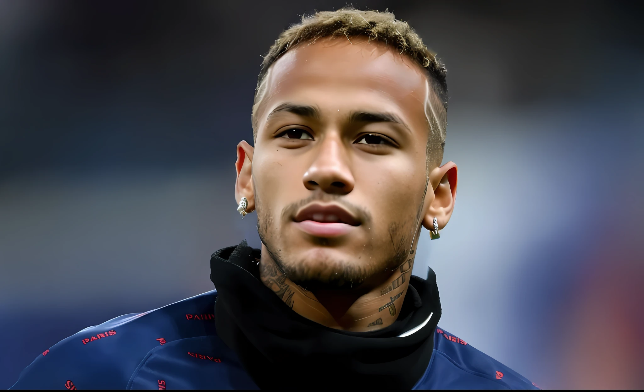 Neymar Child version, no beard, no earring and no tattoo