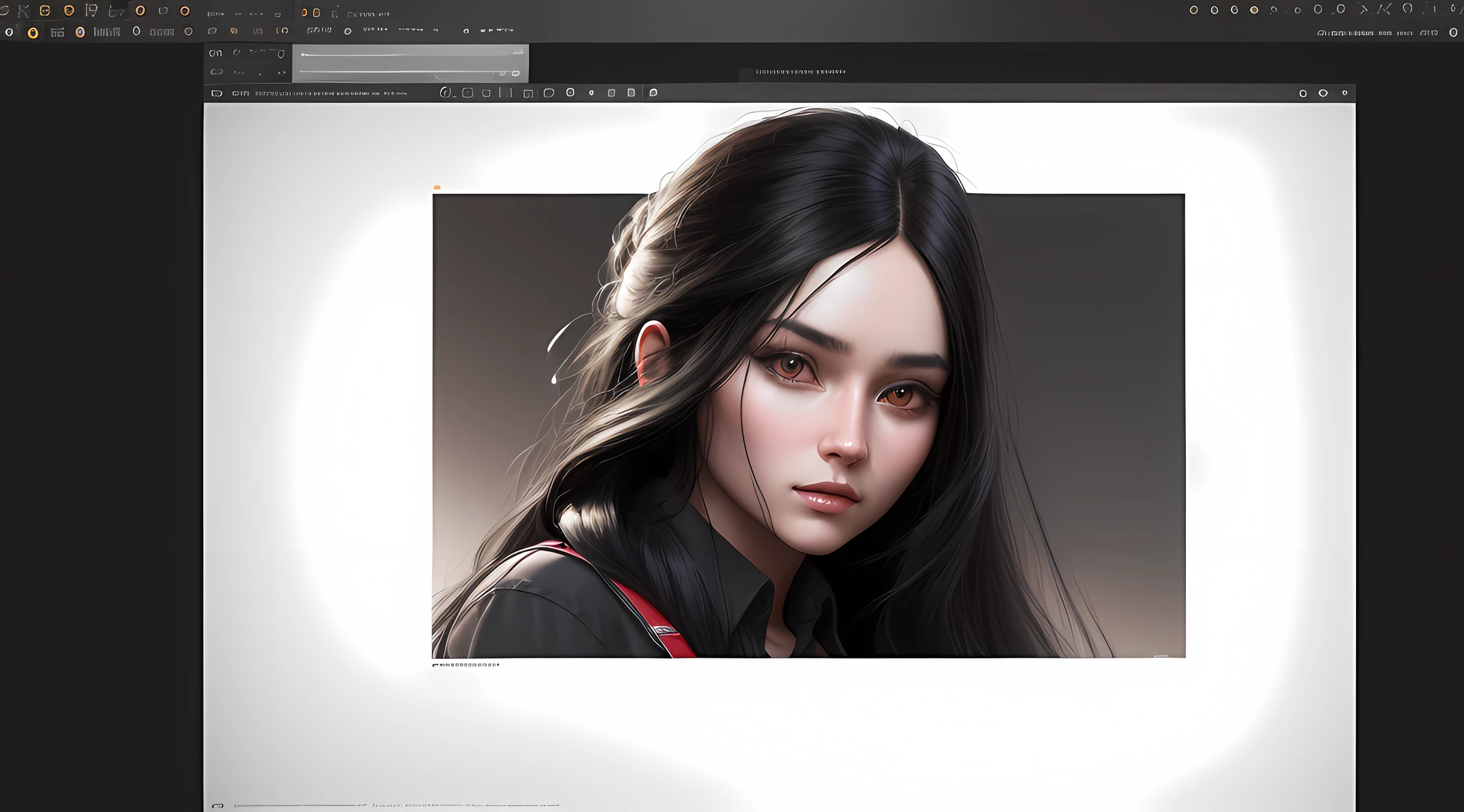 girl, long black hair, 8k HD realism, 3D, best quality, redo drawing.