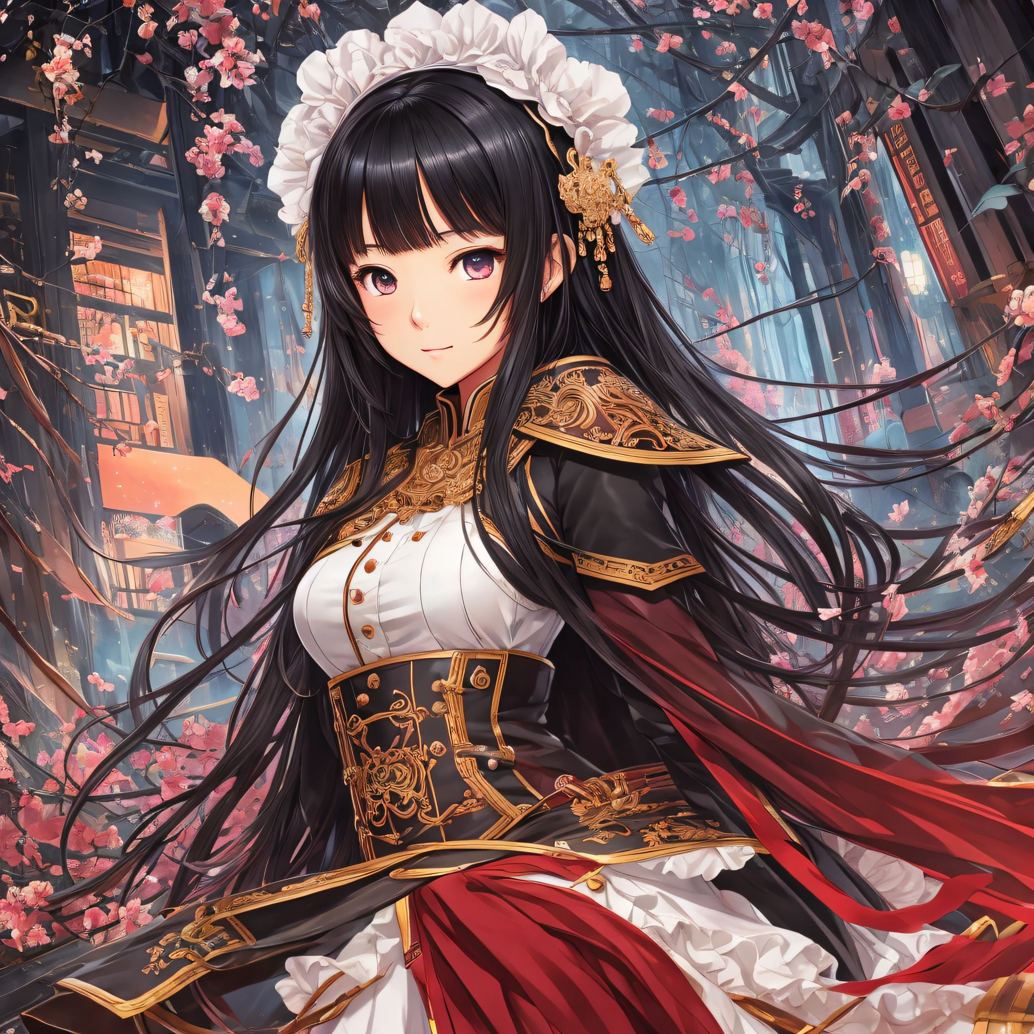 Gate: Jieitai Kanochi nite, Kaku Tatakaeri, girl1, masterpiece, best quality, ultra-detailed, illustration,(1girl),beautiful detailed eyes, --auto --s2