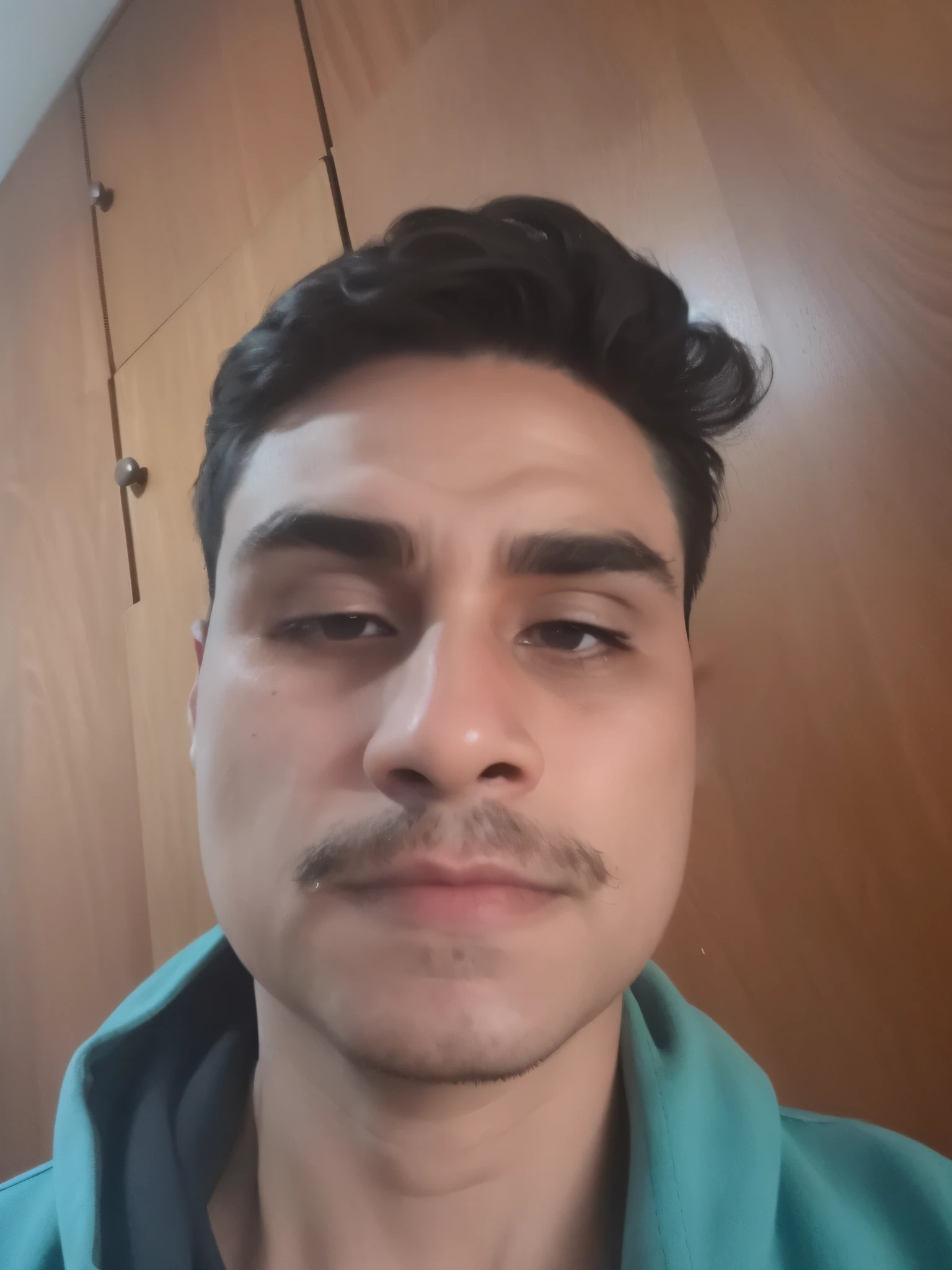 use this photo and by a mobster mustache