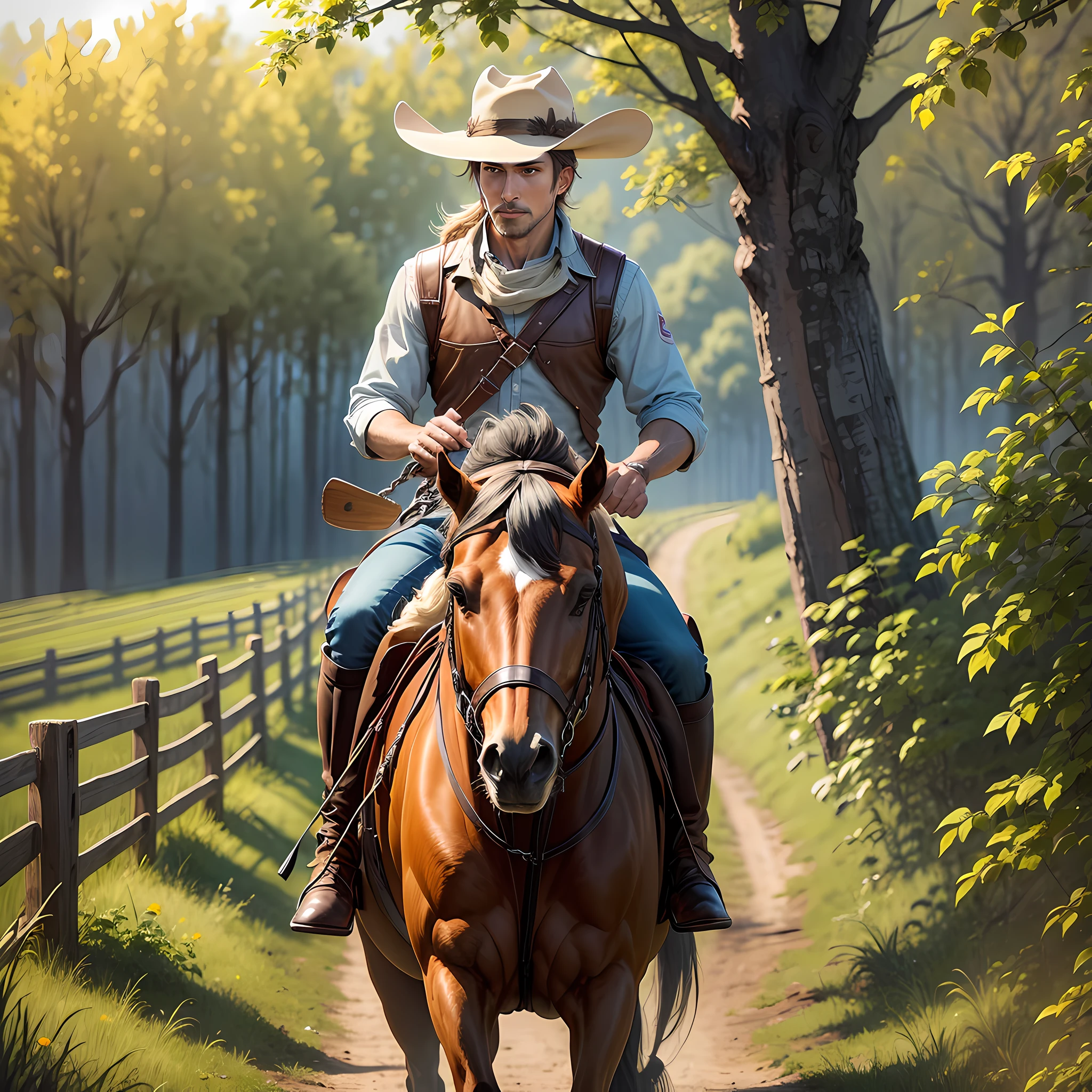 Prairie, male, horseback riding --auto --s2