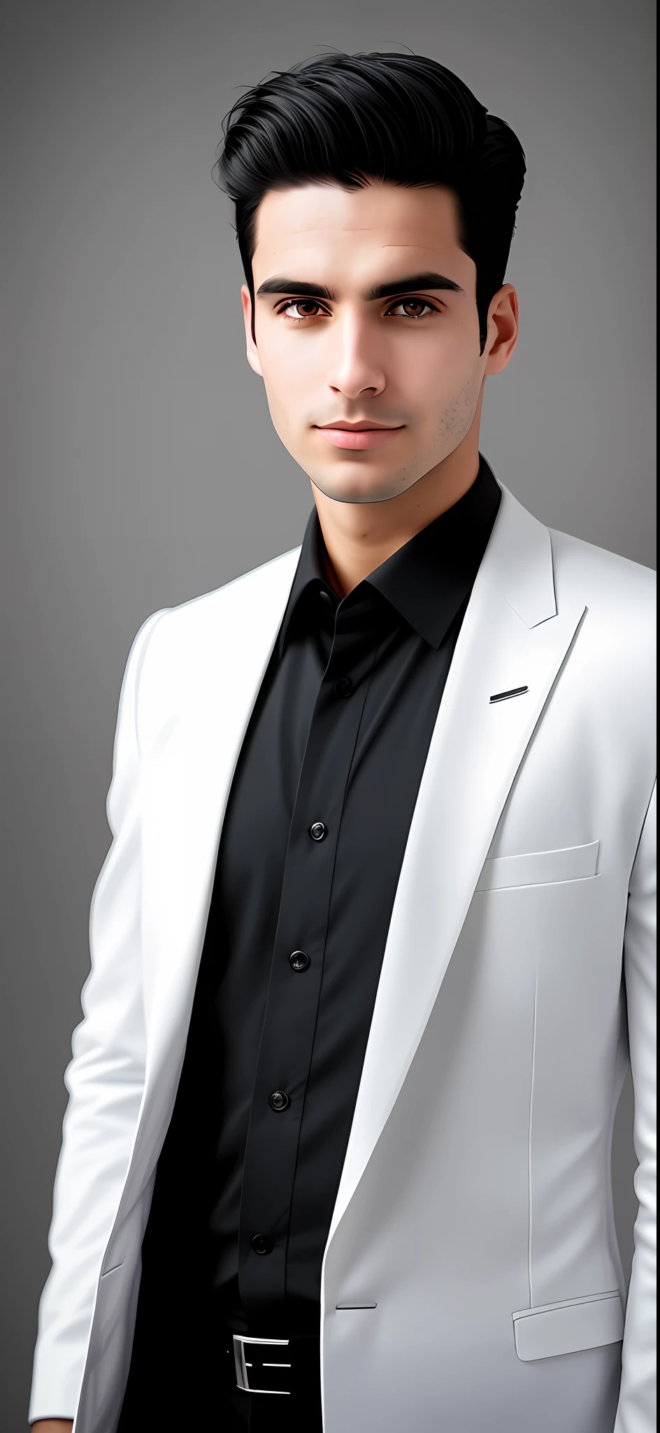 White Brazilian man, in suit, in a college, age 30, white with black hair, hyper detailed, ultra sharp, 8k (insanely detailed: 1.5, 20 megapixels, Canon eos r3 camera
