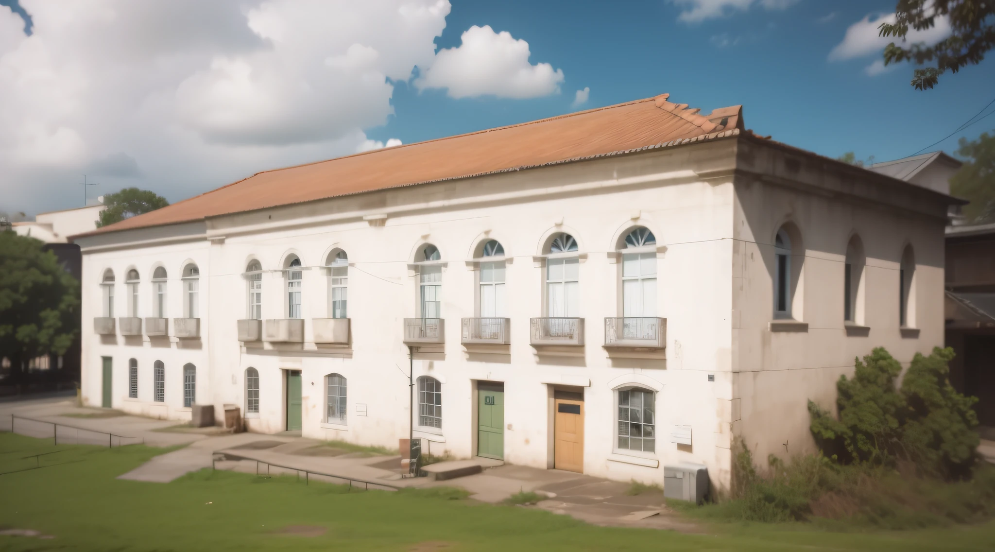 Create the four sides of this building --auto --s2