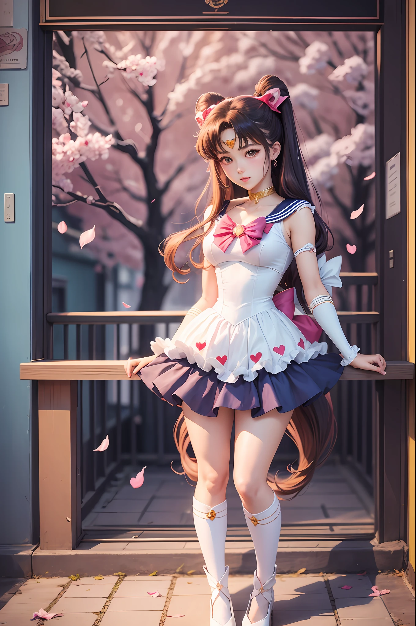 sailor moon with girlfriend in Valentine's days, mahou shoujo - --auto --s2