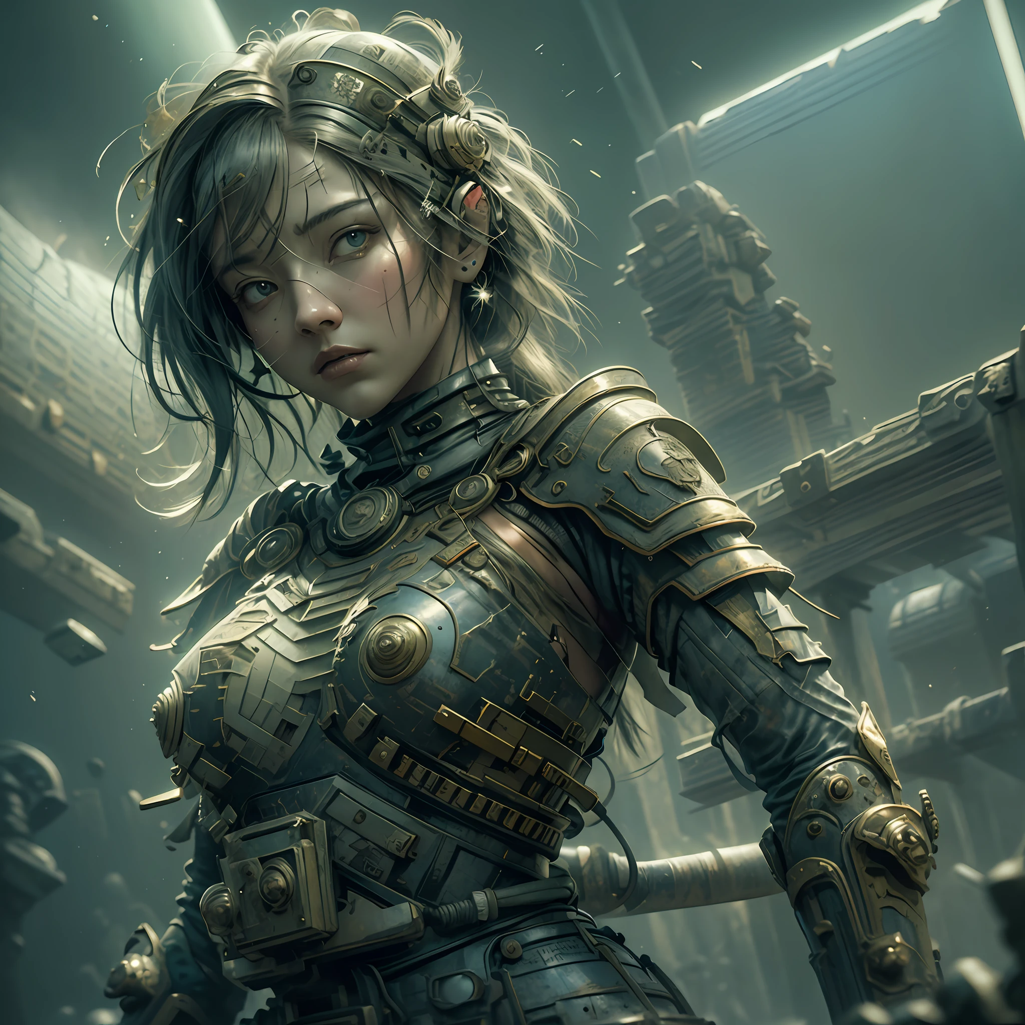 ((Best quality)), ((masterpiece)), (detailed:1.4), 3D, an image of a beautiful cyberpunk female,HDR (High Dynamic Range),Ray Tracing,NVIDIA RTX,Super-Resolution,Unreal 5,Subsurface scattering,PBR Texturing,Post-processing,Anisotropic Filtering,Depth-of-field,Maximum clarity and sharpness,Multi-layered textures,Albedo and Specular maps,Surface shading,Accurate simulation of light-material interaction,Perfect proportions,Octane Render,Two-tone lighting,Wide aperture,Low ISO,White balance,Rule of thirds,8K RAW, --auto --s2