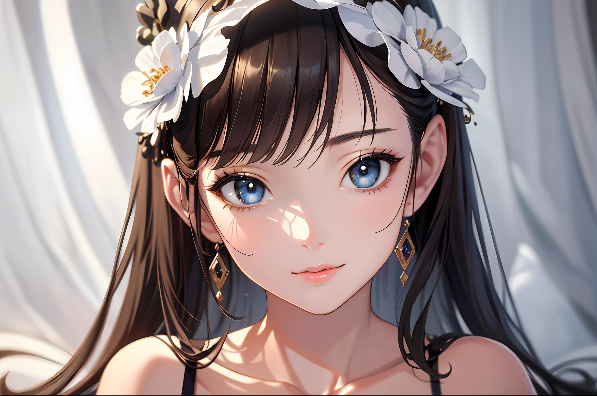 (masterpiece, sidelighting, finely detailed beautiful eyes: 1.2), masterpiece*portrait, realistic, 3d face, lustrous skin,