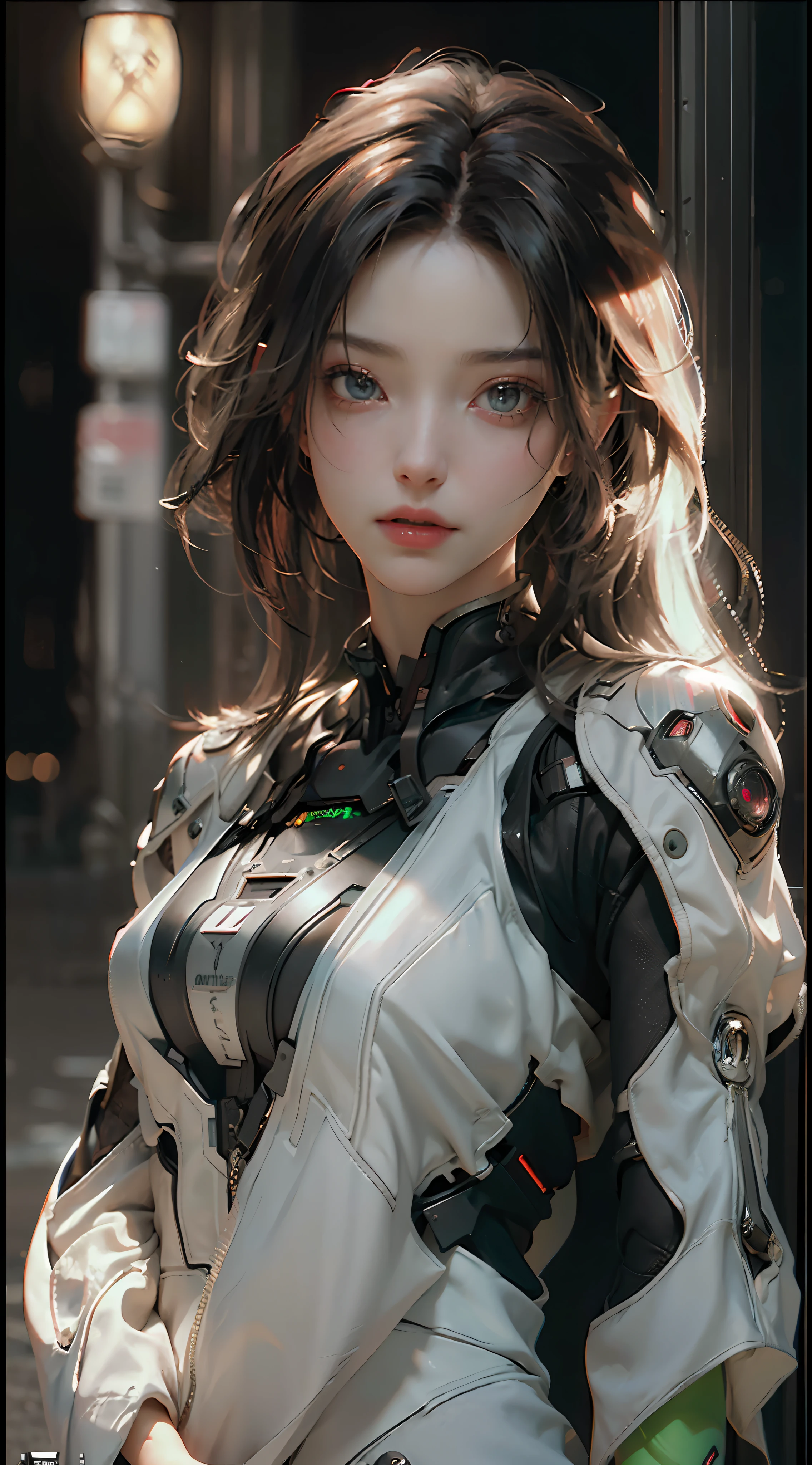 ((Best quality)), ((masterpiece)), (detailed:1.4), 3D, an image of a beautiful cyberpunk female,HDR (High Dynamic Range),Ray Tracing,NVIDIA RTX,Super-Resolution,Unreal 5,Subsurface scattering,PBR Texturing,Post-processing,Anisotropic Filtering,Depth-of-field,Maximum clarity and sharpness,Multi-layered textures,Albedo and Specular maps,Surface shading,Accurate simulation of light-material interaction,Perfect proportions,Octane Render,Two-tone lighting,Wide aperture,Low ISO,White balance,Rule of thirds,8K RAW,