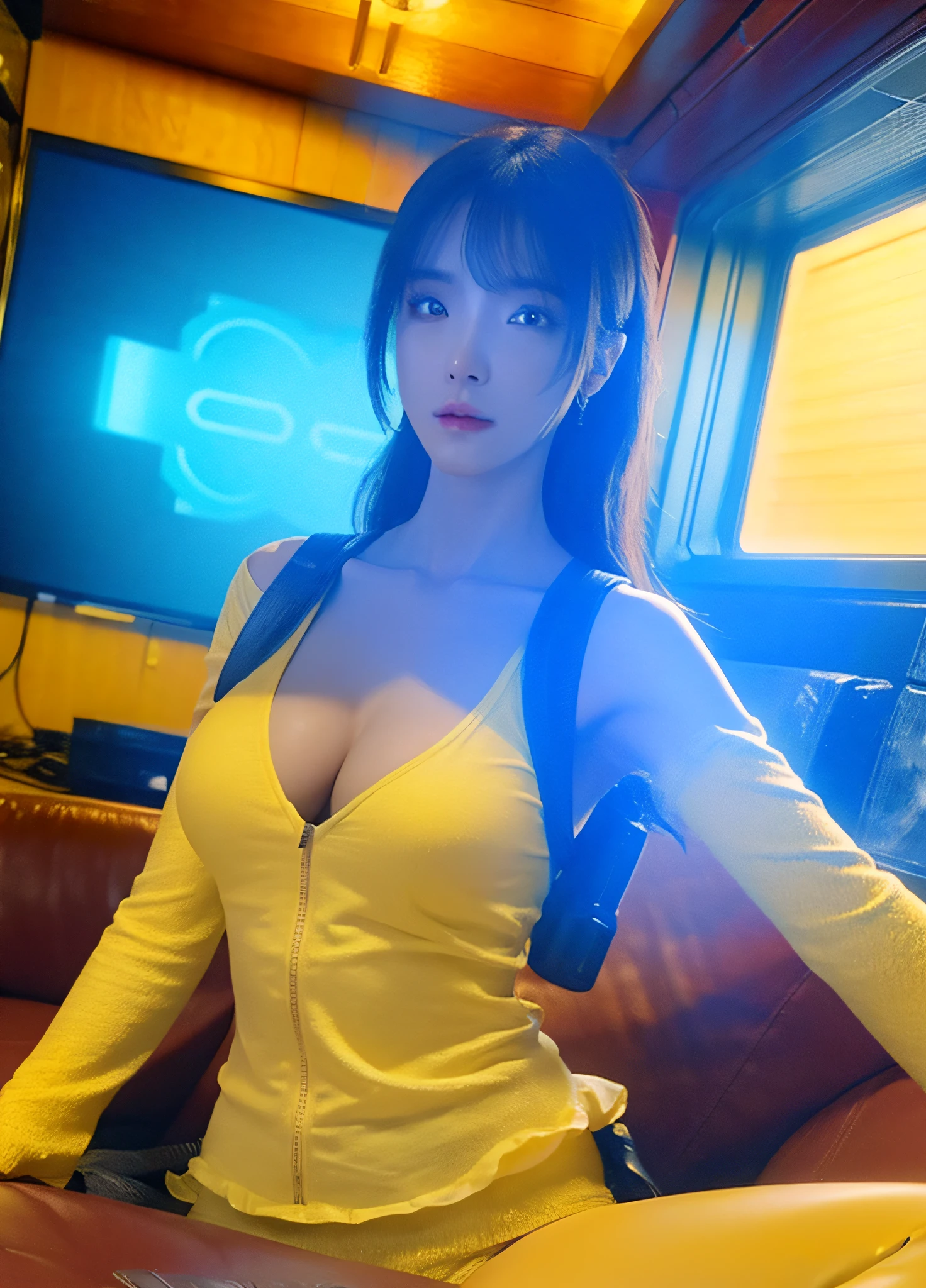 ((Best quality)), ((masterpiece)), (detailed:1.4), 3D, an image of a beautiful cyberpunk female,HDR (High Dynamic Range),Ray Tracing,NVIDIA RTX,Super-Resolution,Unreal 5,Subsurface scattering,PBR Texturing,Post-processing,Anisotropic Filtering,Depth-of-field,Maximum clarity and sharpness,Multi-layered textures,Albedo and Specular maps,Surface shading,Accurate simulation of light-material interaction,Perfect proportions,Octane Render,Two-tone lighting,Wide aperture,Low ISO,White balance,Rule of thirds,8K RAW,CircuitBoardAI,