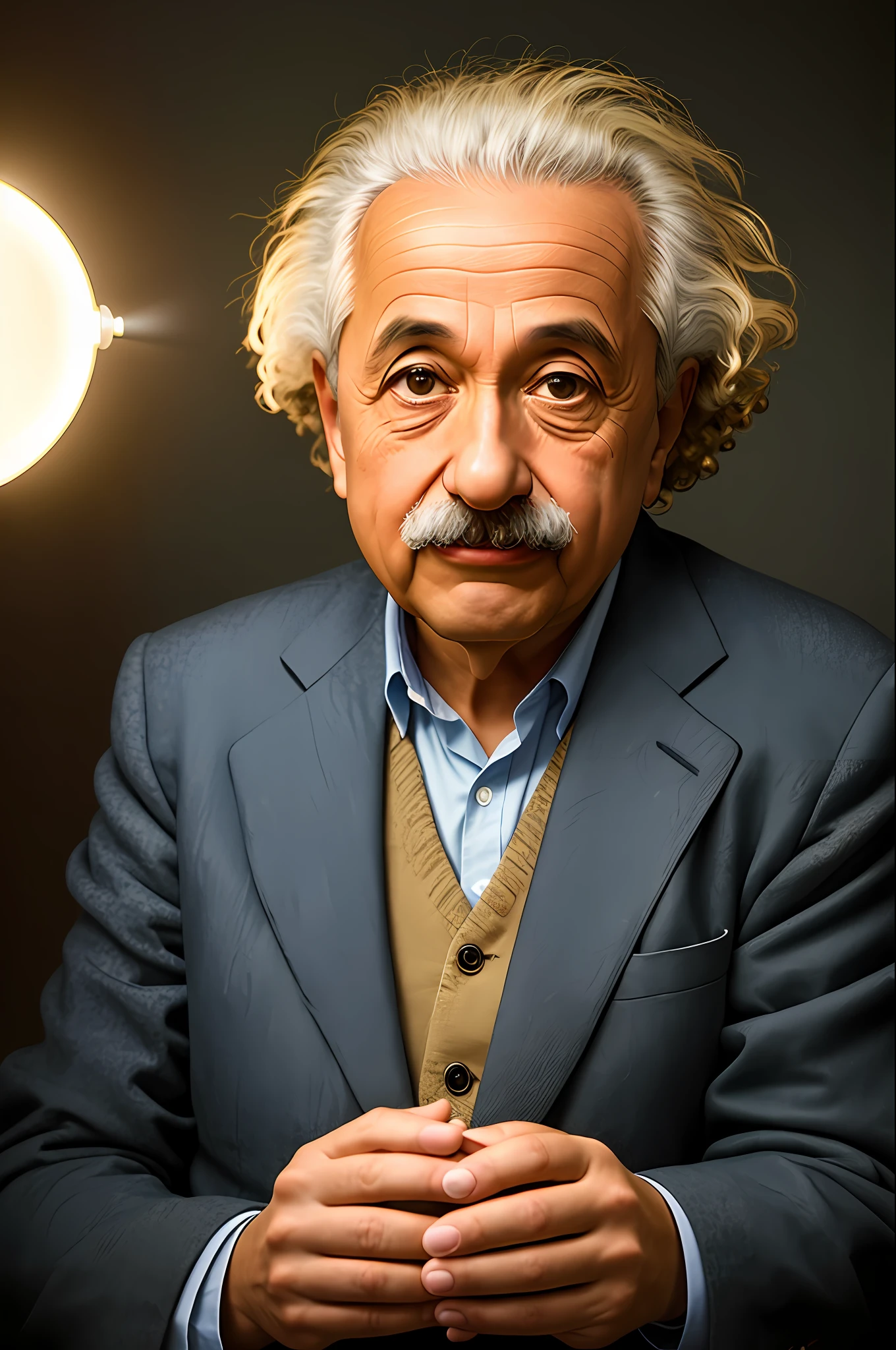 dark theme, super high resolution, surreal, HDR, Absyrdres, cinema lens, vignette, center, short degrees of freedom,
Portrait of Albert Einstein, eating hamburgers, looking at the camera.
Royal Chambers
Camera focus on eyes, high focal length, DSLR, 200mm lens,
Photo by Cristina Otero, Dark Studio, Edge Lighting, Two-tone Light, Dim Light, Low Profile, Backlight,