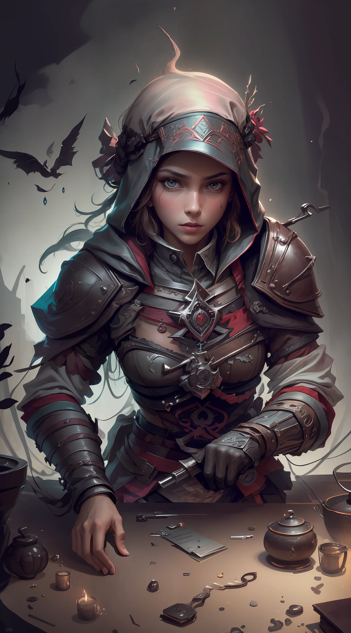 Dark, blend, background