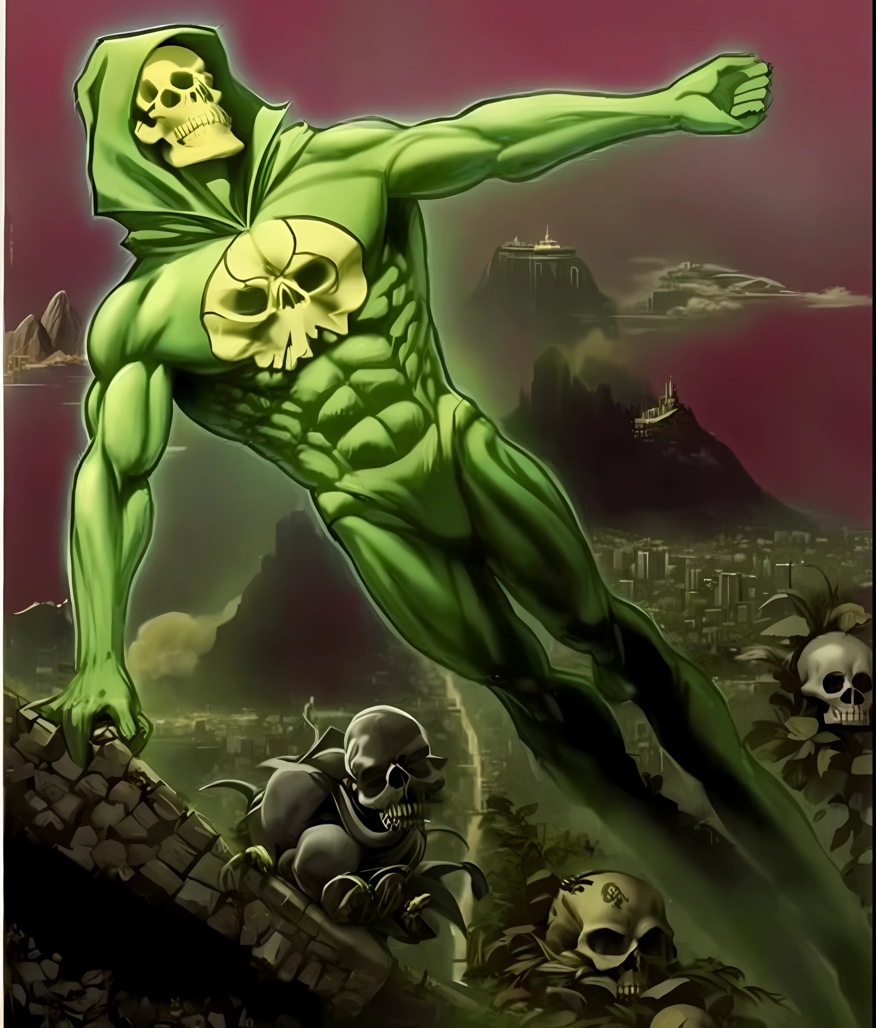 Rio de Janeiro skull capus