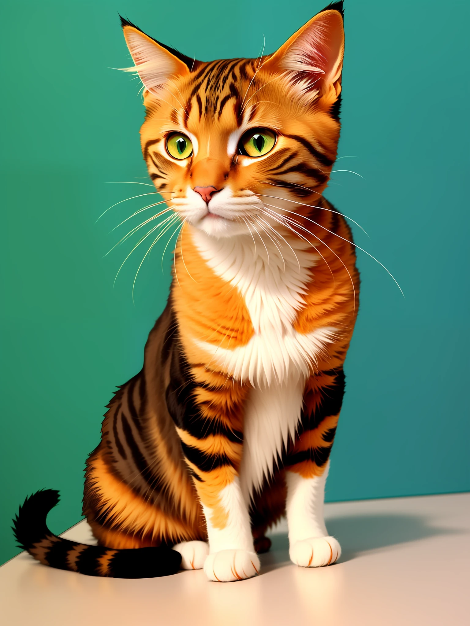 the cat