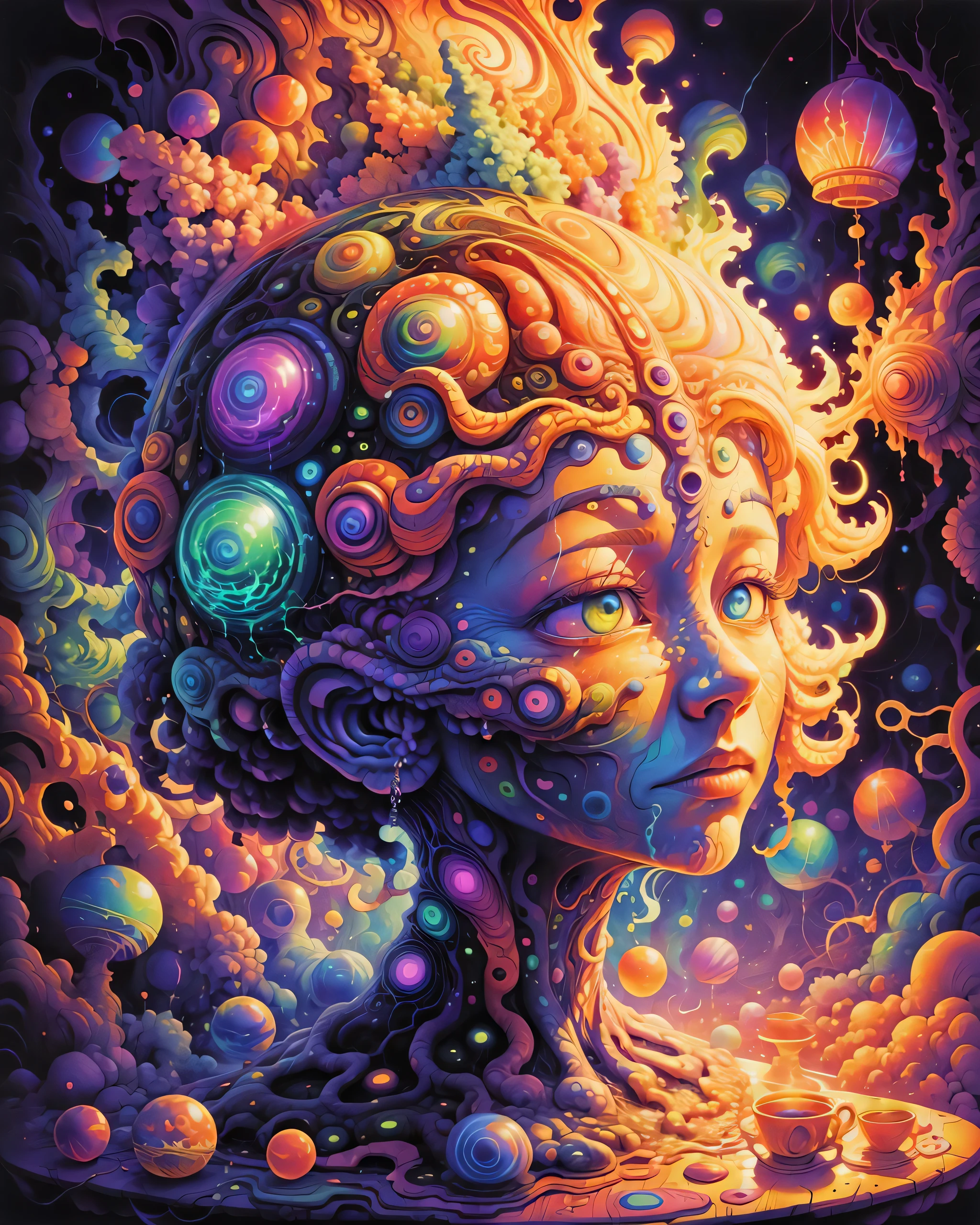 masterpiece, beautiful psychedelic entropy PsyAI