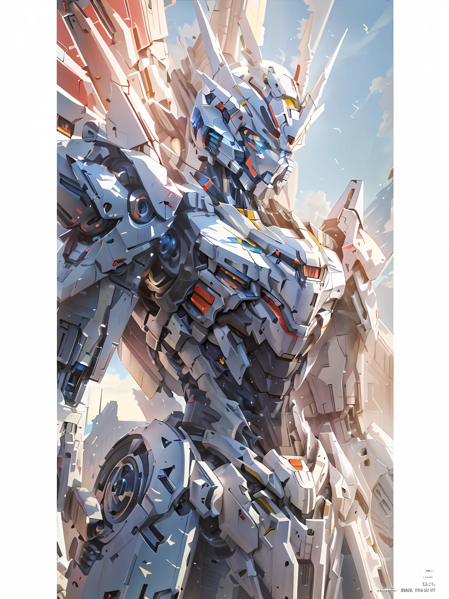 a close up of a robot with a very large body, mecha asthetic, anime mecha aesthetic, ethereal and mecha theme, detailed anime artwork, anime robotic mixed with organic, cool mecha style, detailed anime art, white mecha, highly detailed anime, modern mecha anime, armored core style mecha, mecha art, giant anime mecha